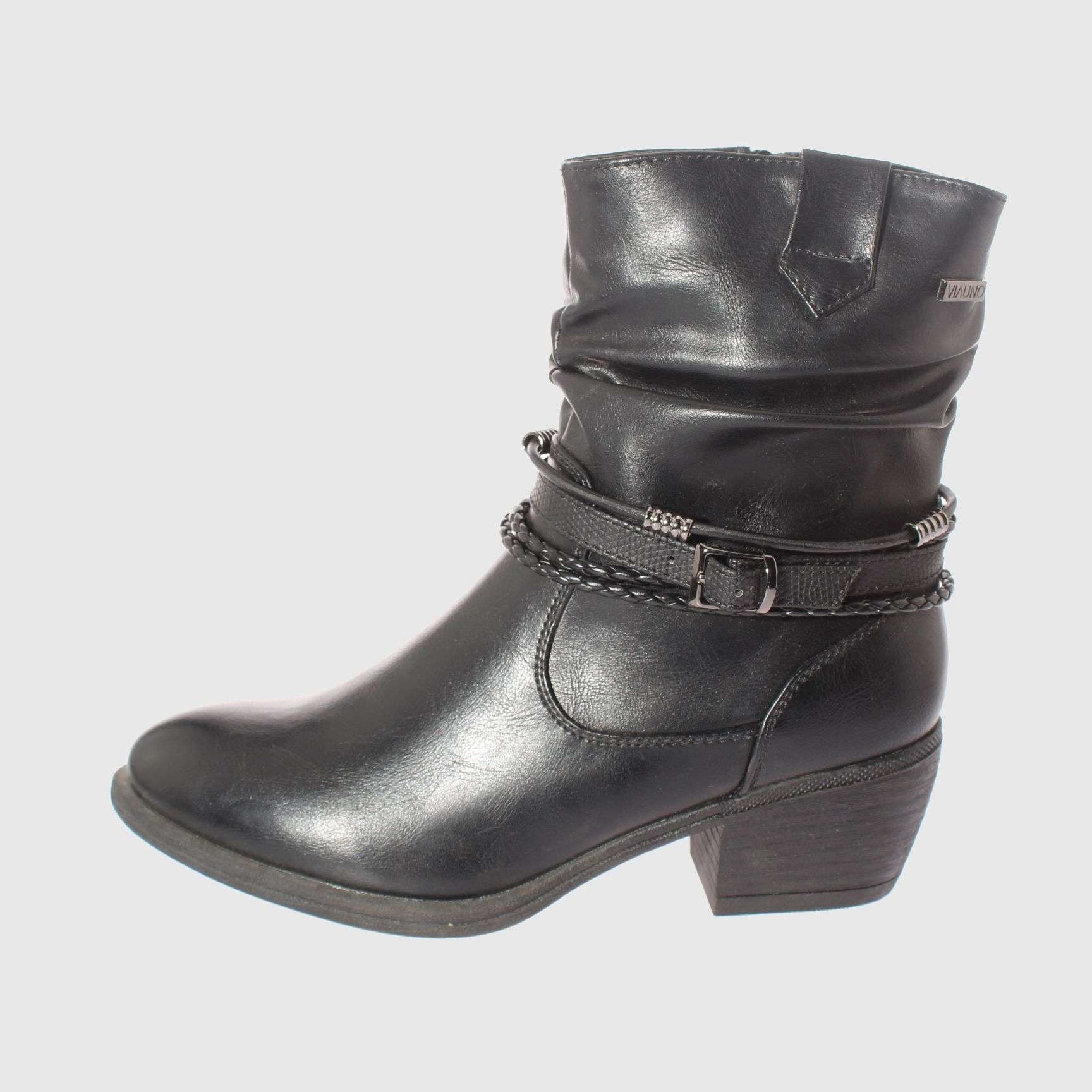 BOTAS MUJER VÍA FRANCA NEGRO ART. 512083416NEGRO - 2