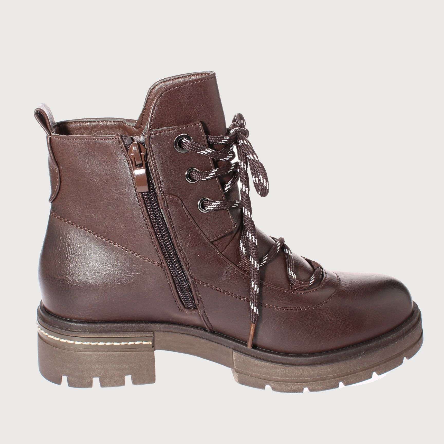BOTIN ARMY COFFEE VIA FRANCA ART. 5QM2049COFFEE - 4