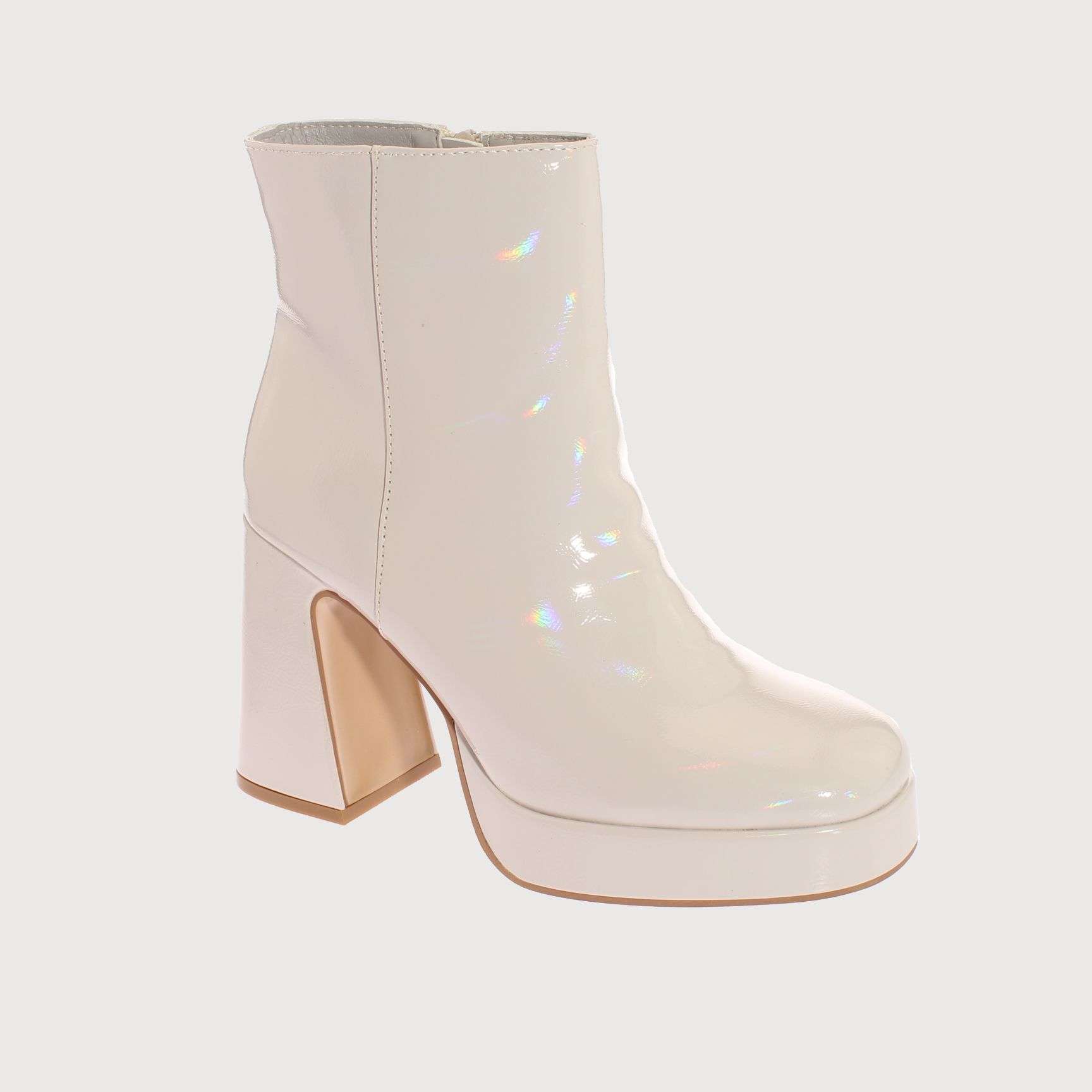 BOTAS MUJER VÍA FRANCA BEIGE TACON ANDARINA ART. 52B308BEIGE - 1
