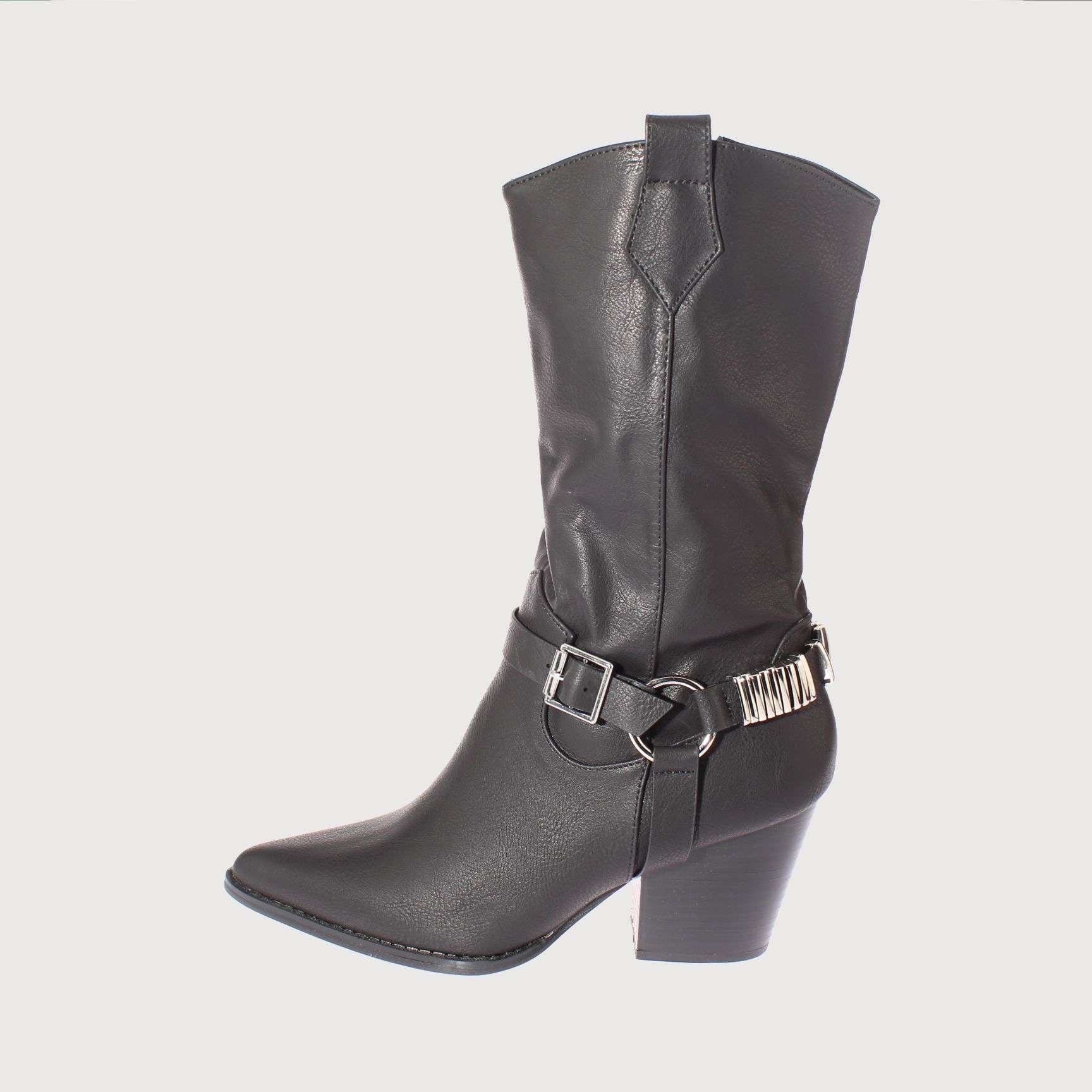 BOTAS MUJER VÍA FRANCA NEGRO ART. 512017301NEGRO - 2