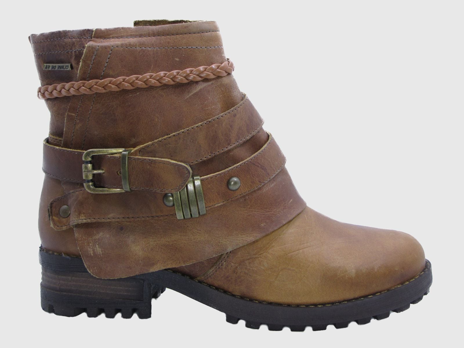 BOTIN CUERO MOSTAZA VIA FRANCA ART. 5918010MOSTARDA - 1