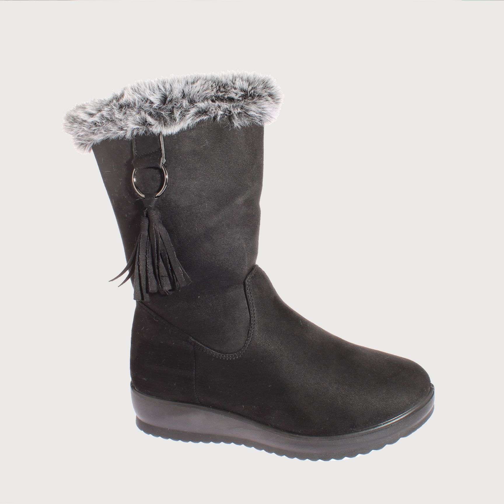 Ripley - BOTAS MUJER VÍA FRANCA NEGRO CHIPORRO ART. 5S302B177BLACK