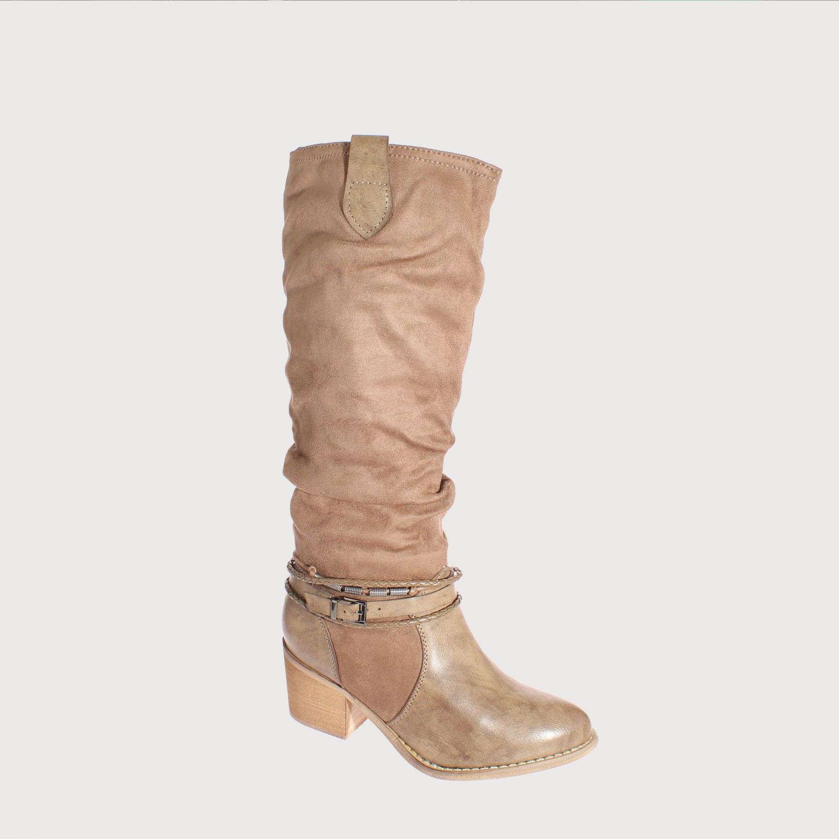 BOTAS MUJER VÍA FRANCA TAUPE ART. 512083304TAUPE - 1