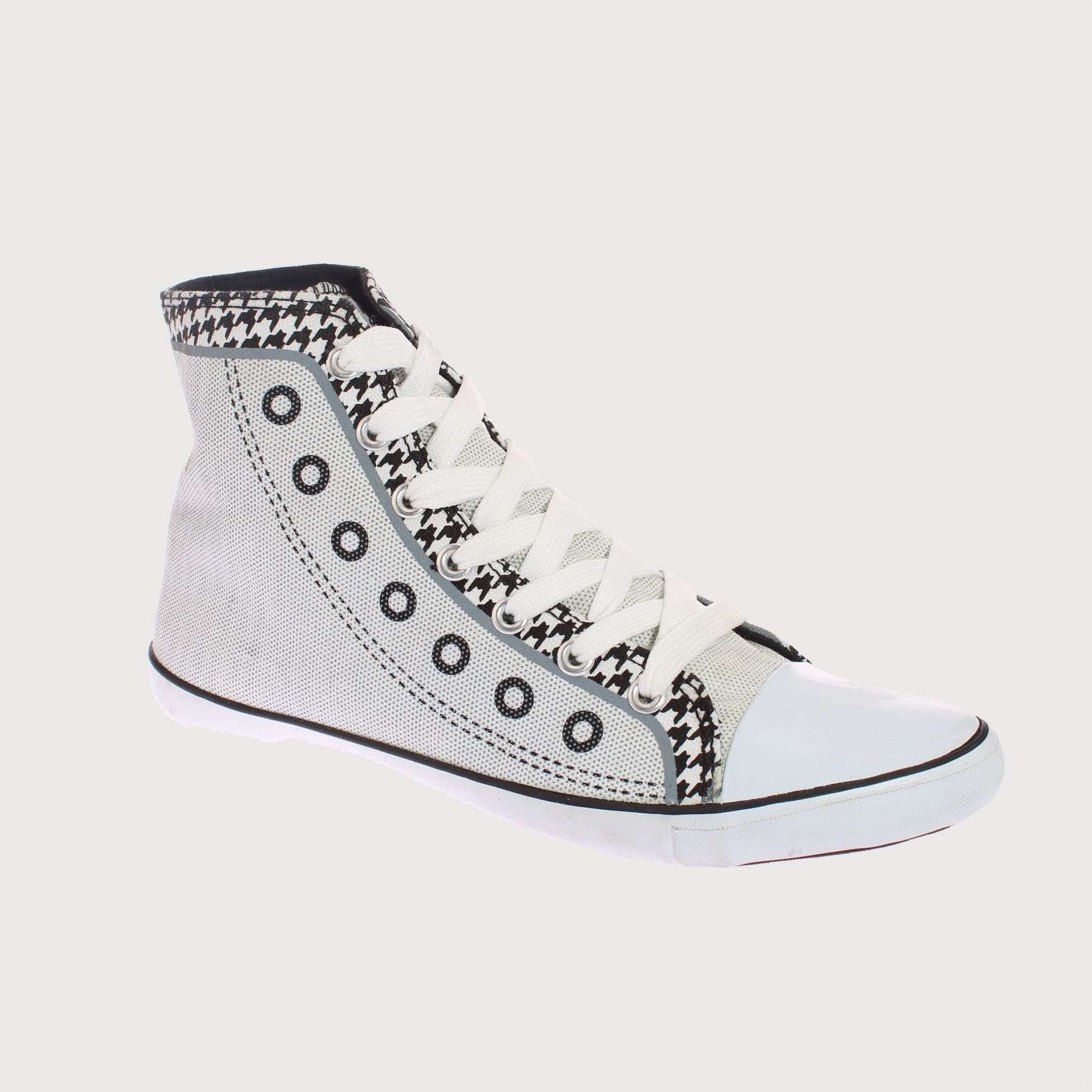 ZAPATILLAS MUJER VIA FRANCA CASUALES BLANCO LONA ART. 5DSCO1063 - 1
