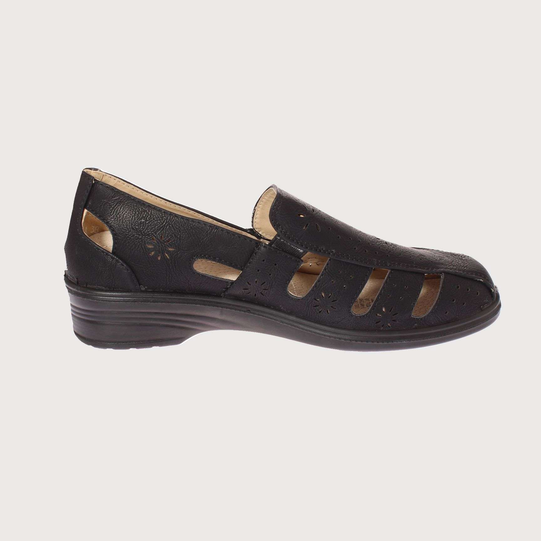 SANDALIAS MUJER VIA FRANCA NEGRO CONFORT ART. 5FLXN0044A - 4