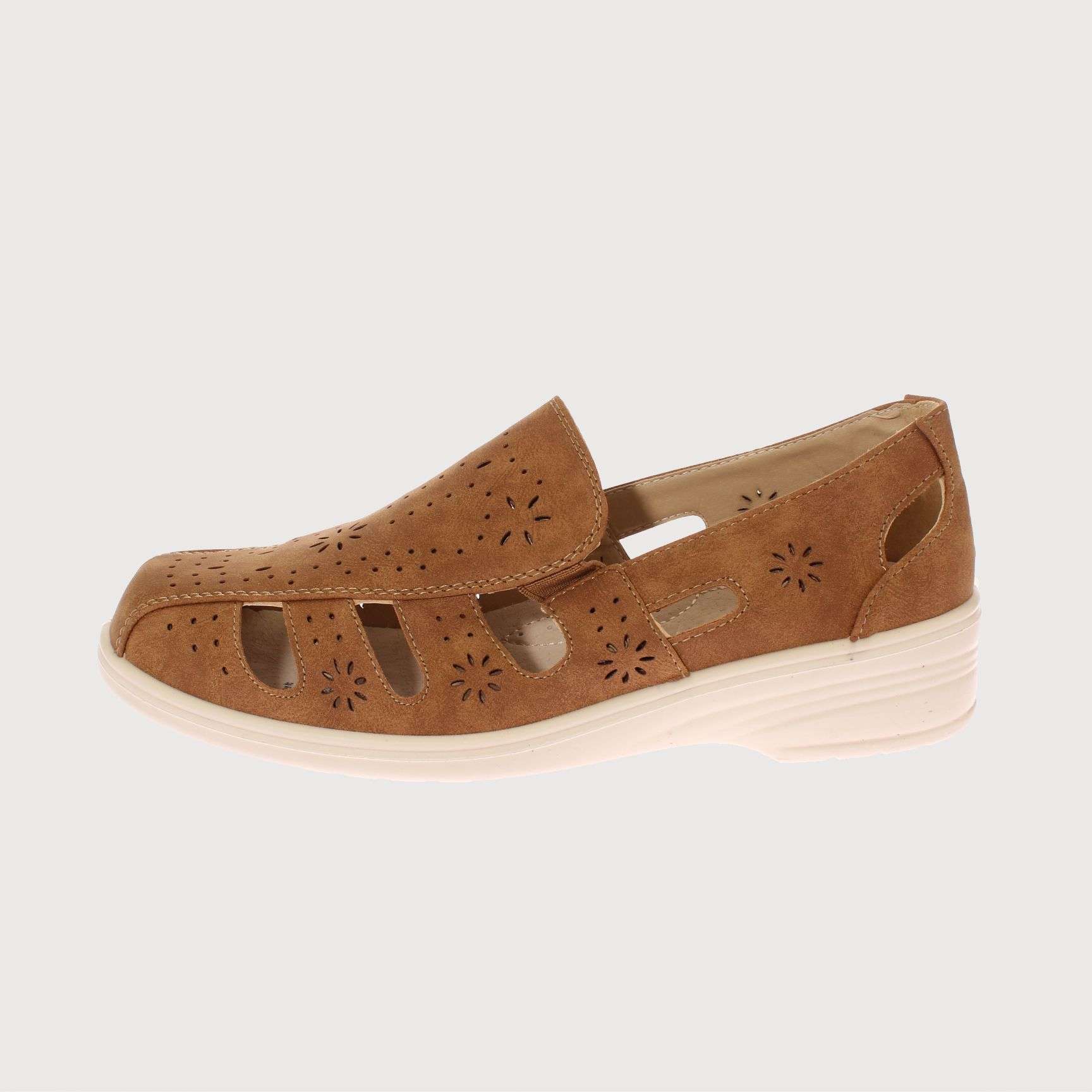 SANDALIAS MUJER VIA FRANCA CONFORT CAFÉ ART. 5FLXN0044CDBROWN - 2