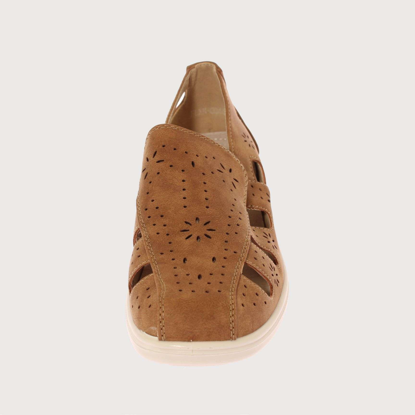 SANDALIAS MUJER VIA FRANCA CONFORT CAFÉ ART. 5FLXN0044CDBROWN - 3