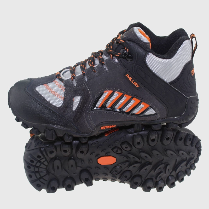 ZAPATILLAS NIÑO VIA FRANCA OUTDOOR GRIS CUERO ART. 4HY01007A - 4