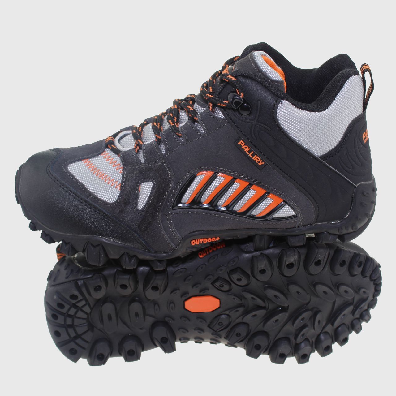 ZAPATILLAS NIÑO VIA FRANCA OUTDOOR GRIS CUERO ART. 4HY01007A - 4