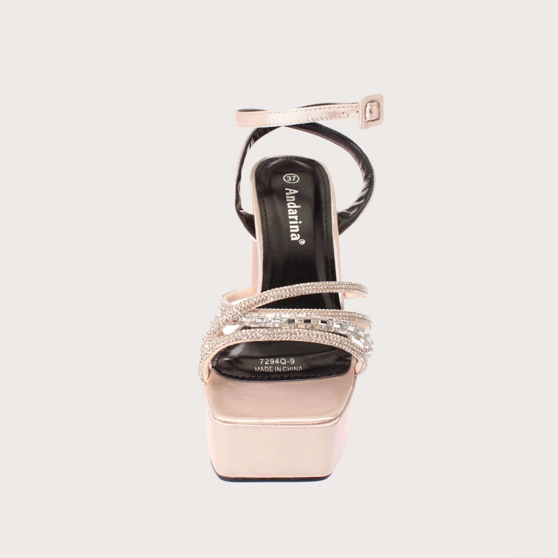 SANDALIA PLATAFORMA CHAMPAGNE ANDARINA ART. 57294Q9CHAMPAGNE - 3