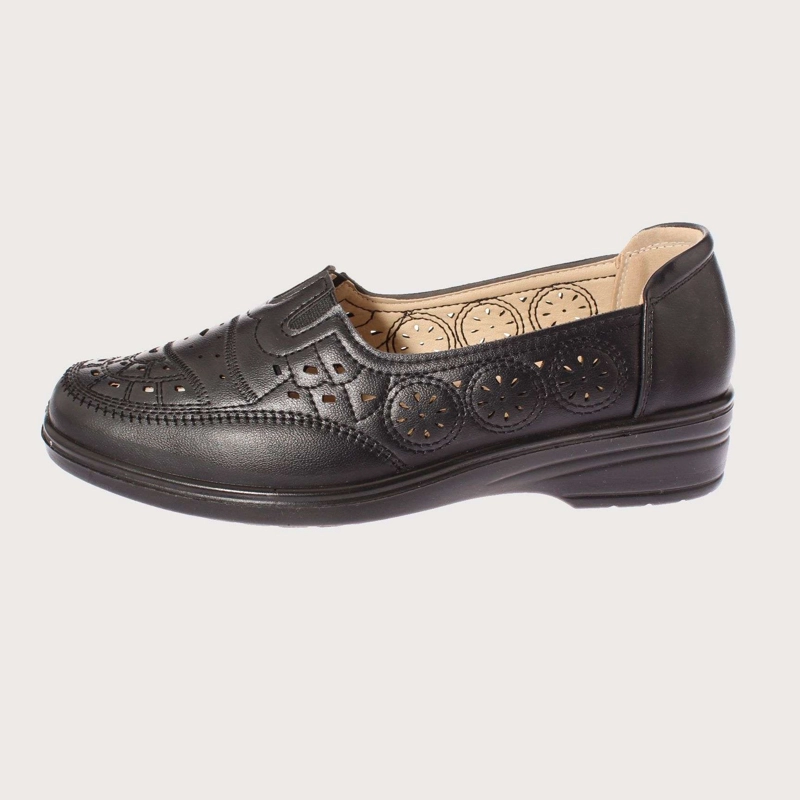 MOCASINES MUJER VIA FRANCA NEGRO MARCHE ART. 5UB118 - 2