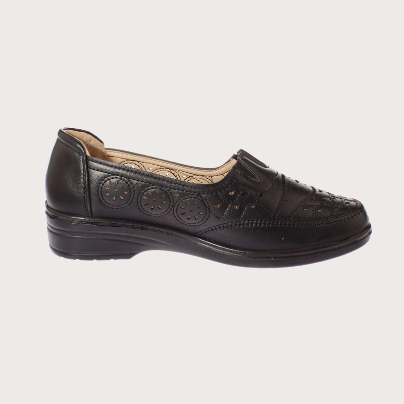 MOCASINES MUJER VIA FRANCA NEGRO MARCHE ART. 5UB118 - 4