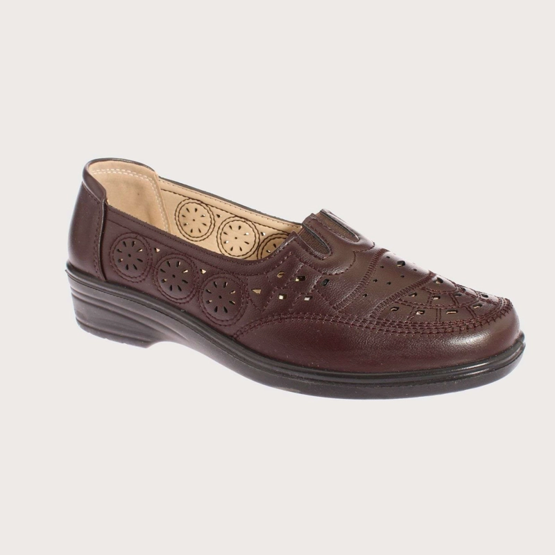 MOCASINES MUJER VIA FRANCA BROWN MARCHE ART. 5UB118BROWN - 1