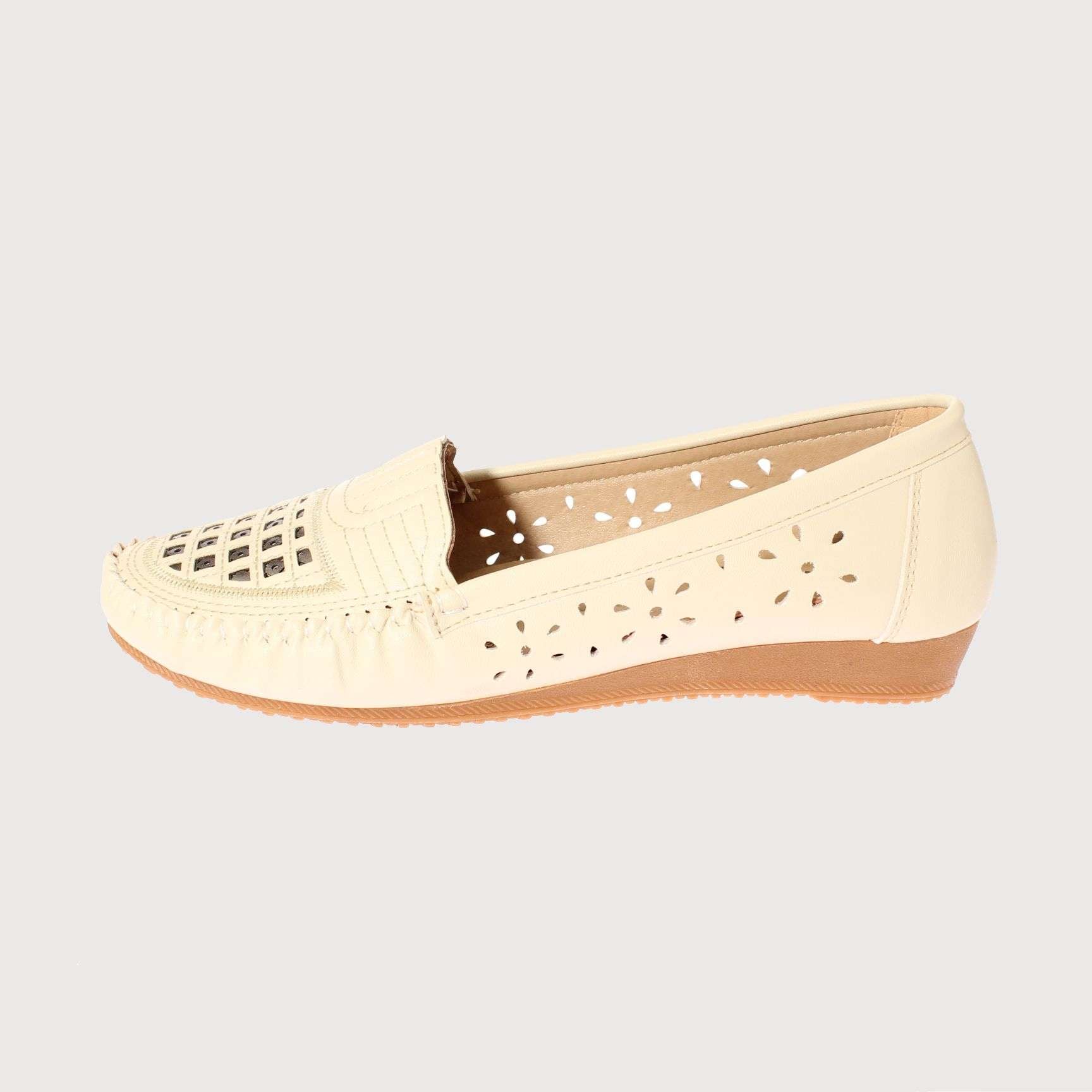 MOCASINES MUJER VIA FRANCA BEIGE MARCHE ART. 5EH143 - 2