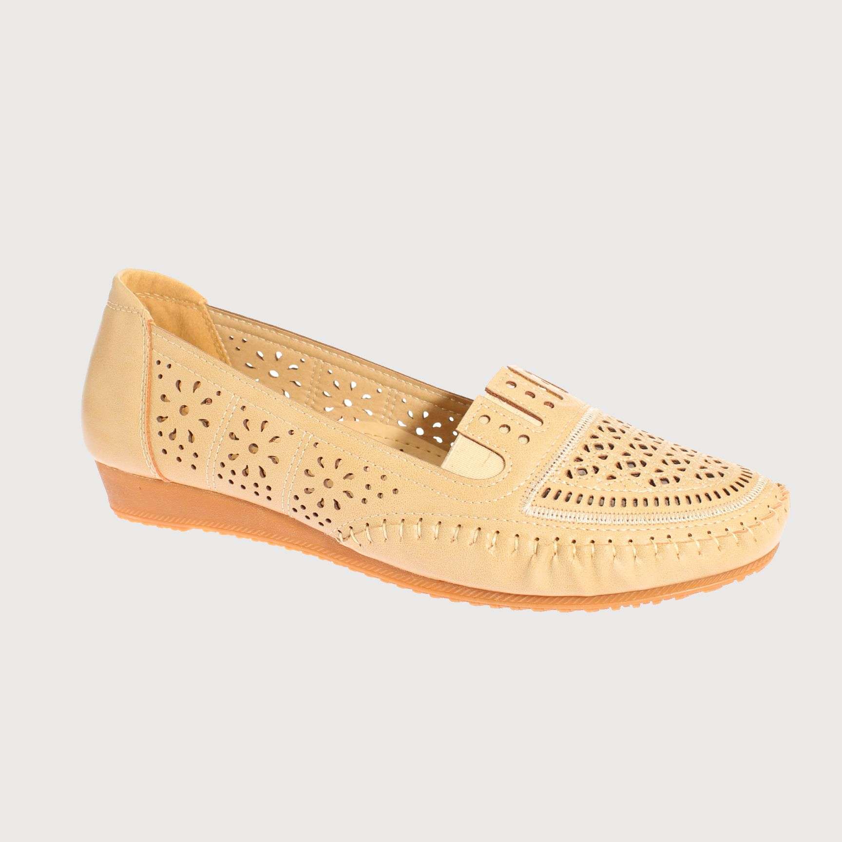 MOCASINES MUJER VIA FRANCA BEIGE MARCHE ART. 5EH145 - 1