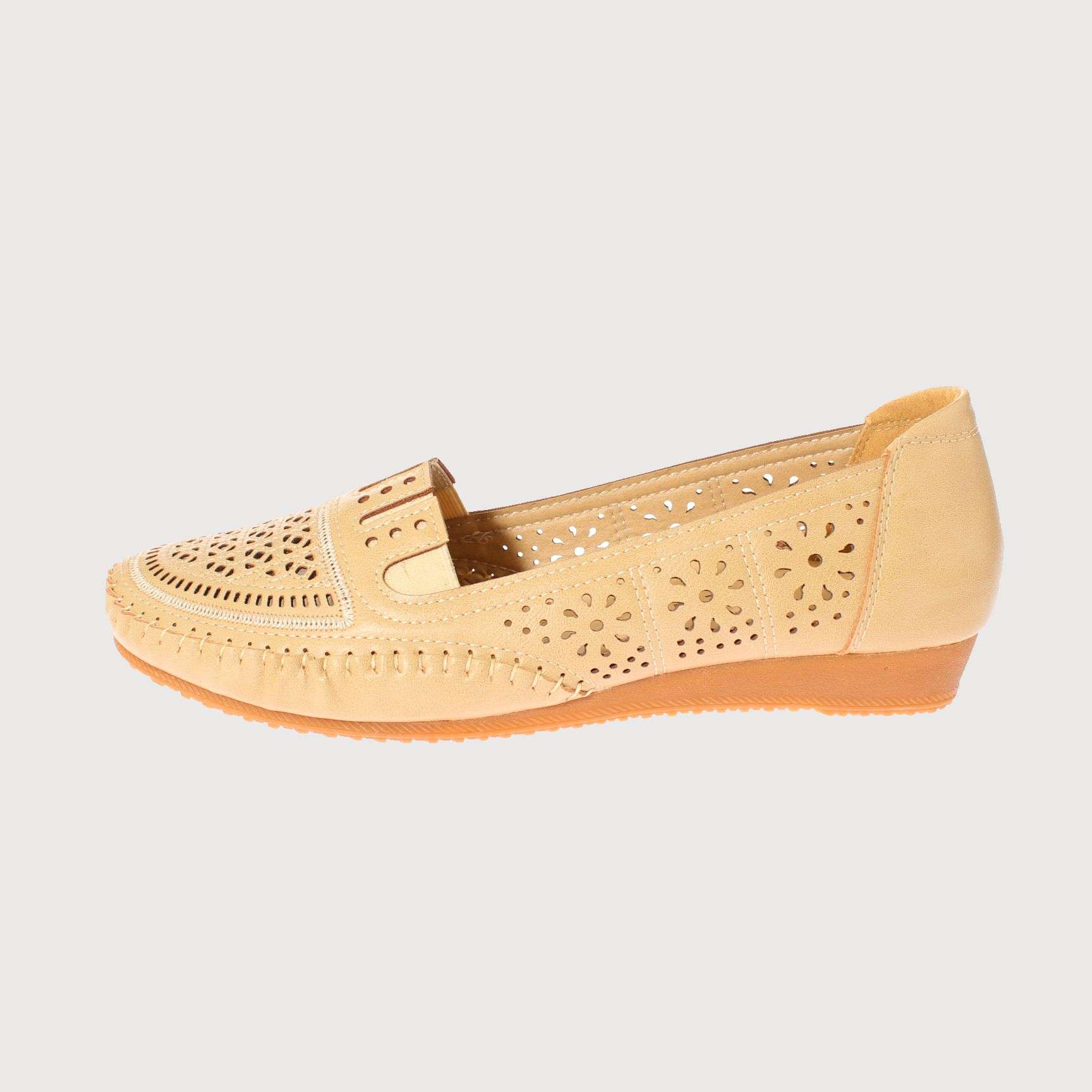MOCASINES MUJER VIA FRANCA BEIGE MARCHE ART. 5EH145 - 2