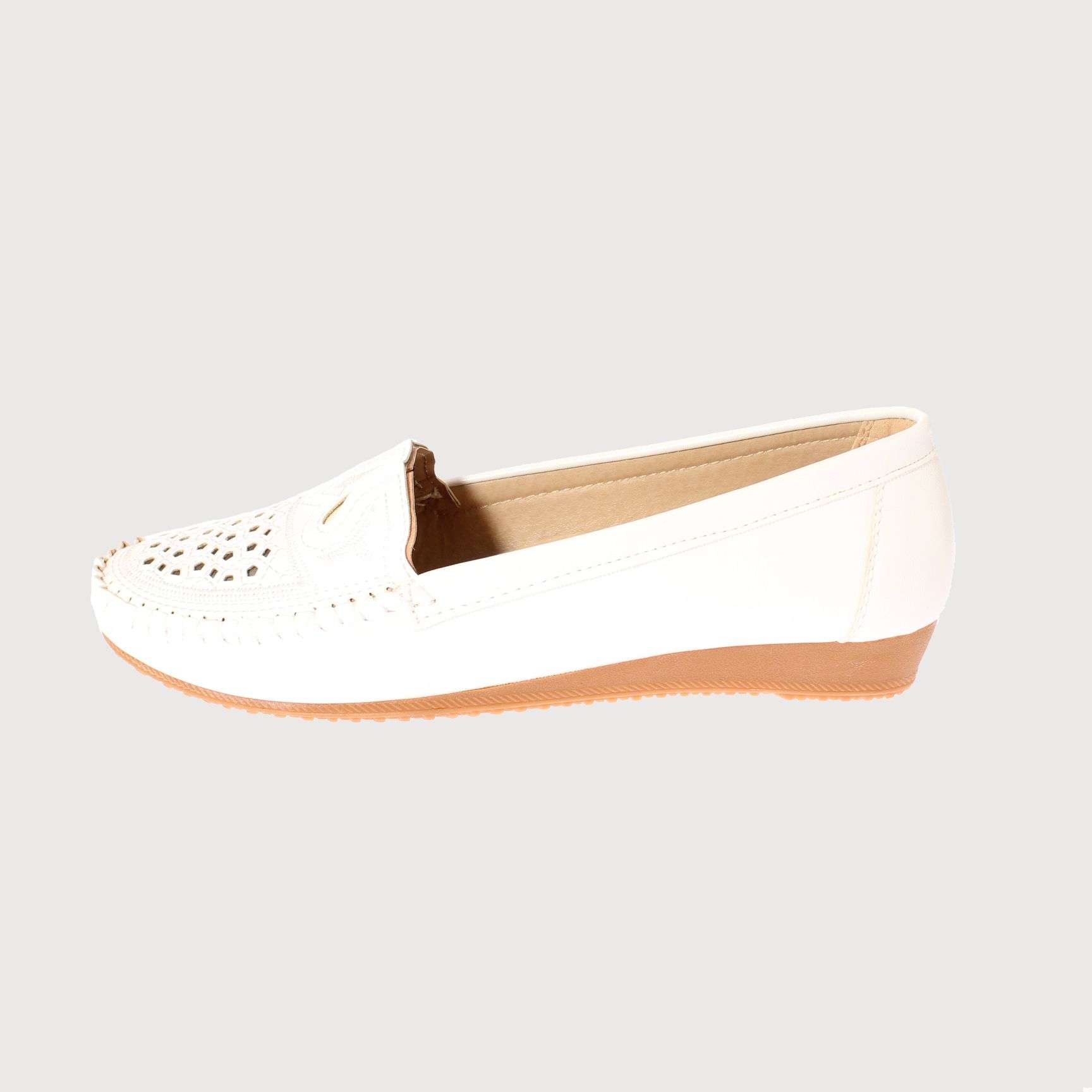 MOCASINES MUJER VIA FRANCA BLANCO MARCHE ART. 5EH141WHITE - 2