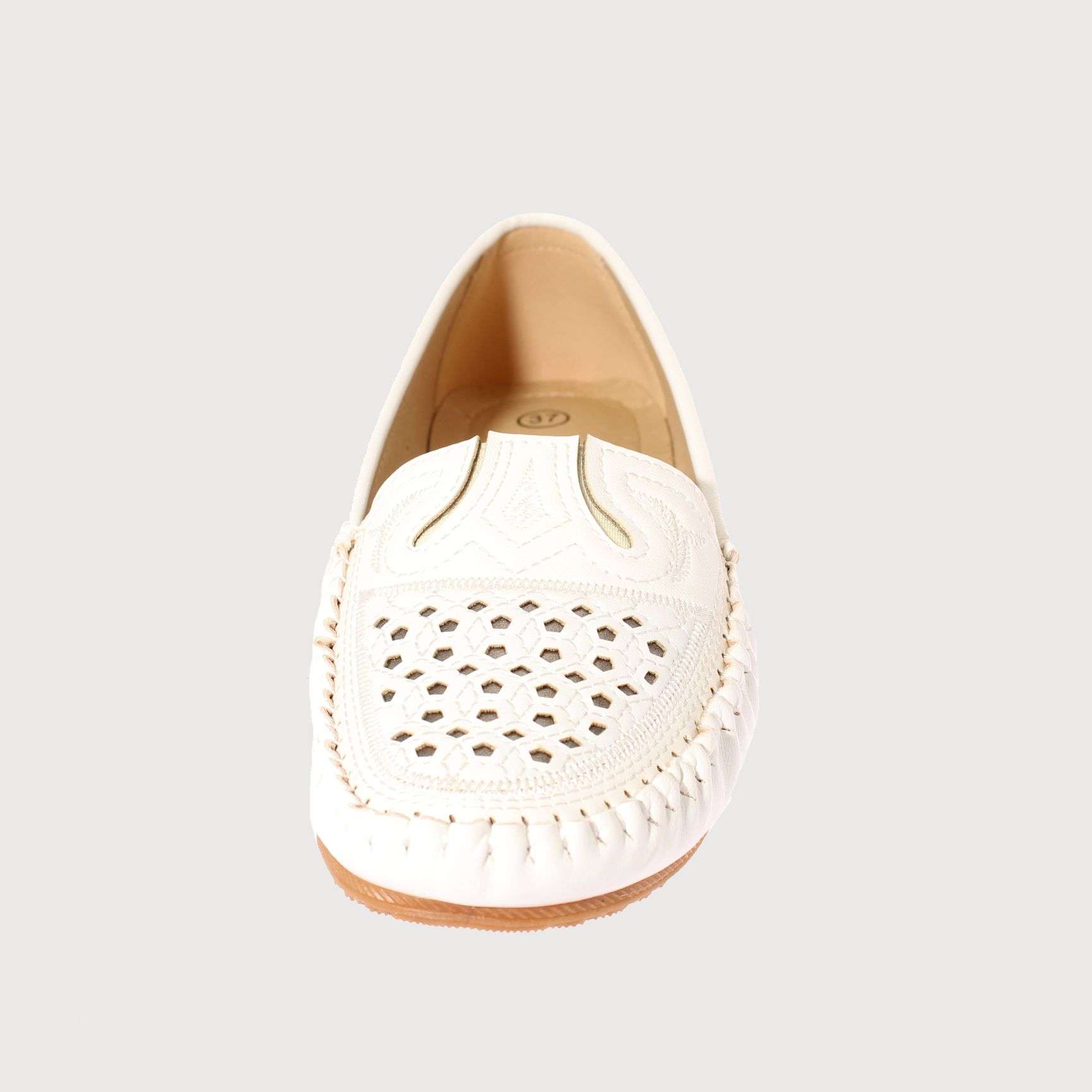 MOCASINES MUJER VIA FRANCA BLANCO MARCHE ART. 5EH141WHITE - 3