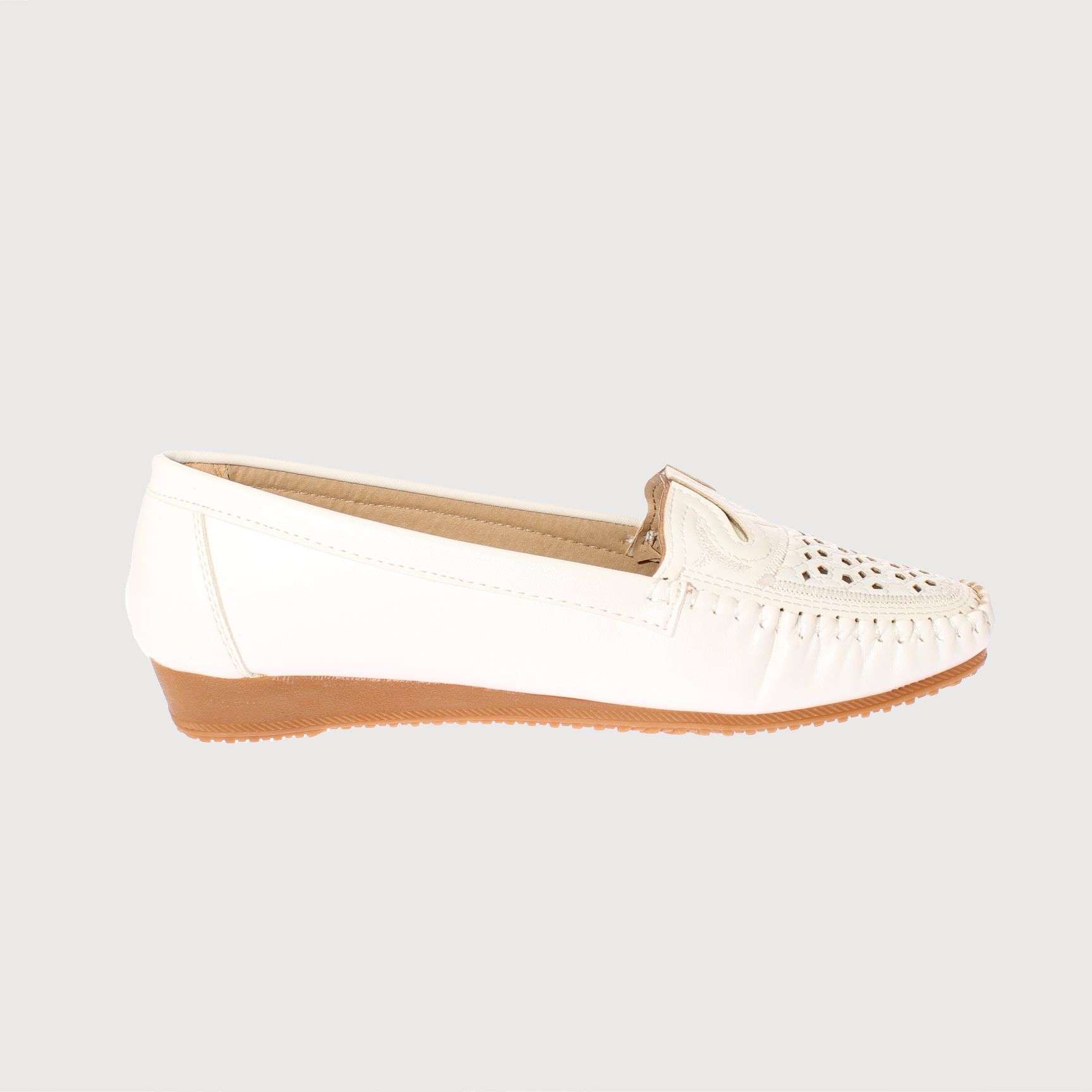 MOCASINES MUJER VIA FRANCA BLANCO MARCHE ART. 5EH141WHITE - 4