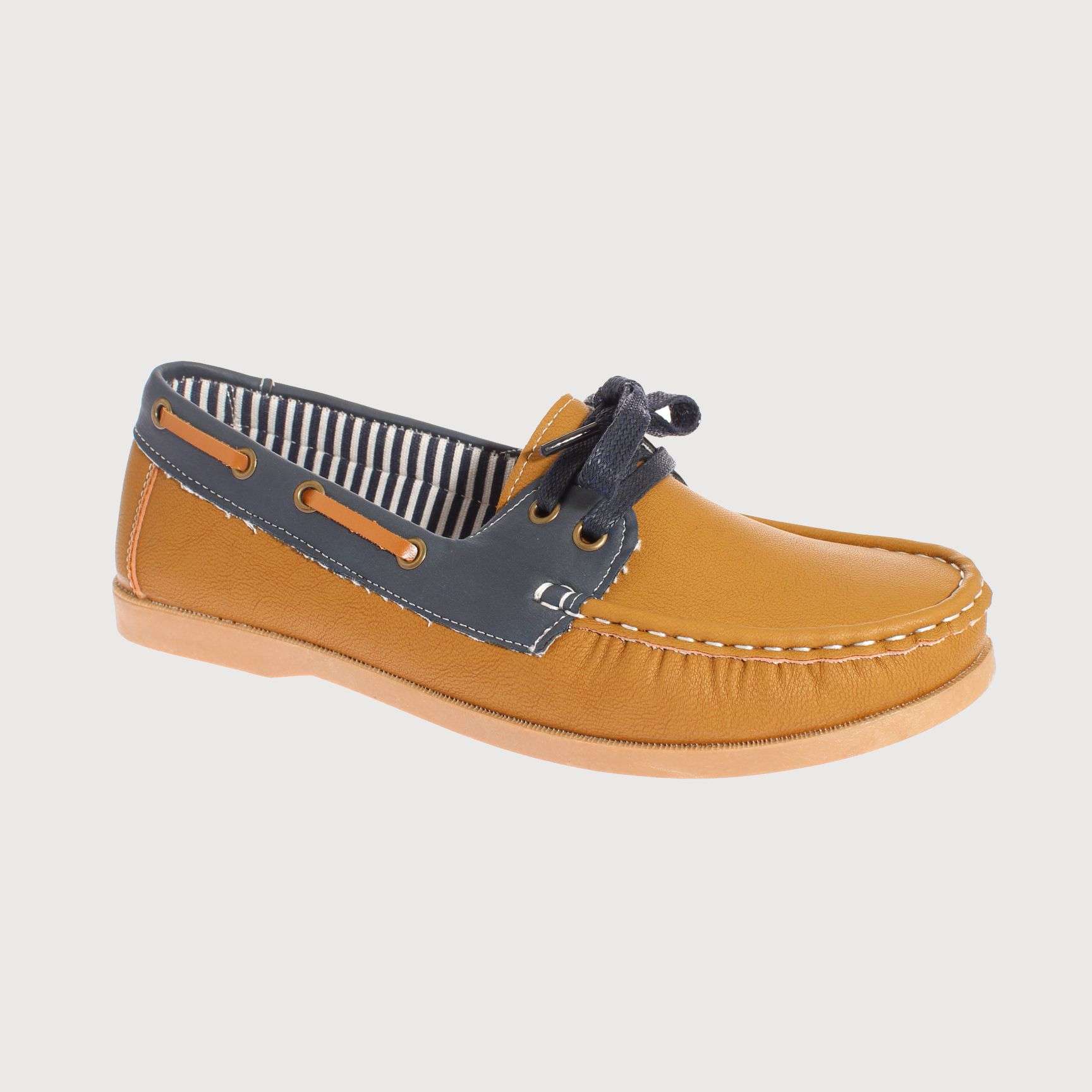MOCASINES MUJER VIA FRANCA CAMEL NAVY MARCHE ART. 5LO450NAVY - 1