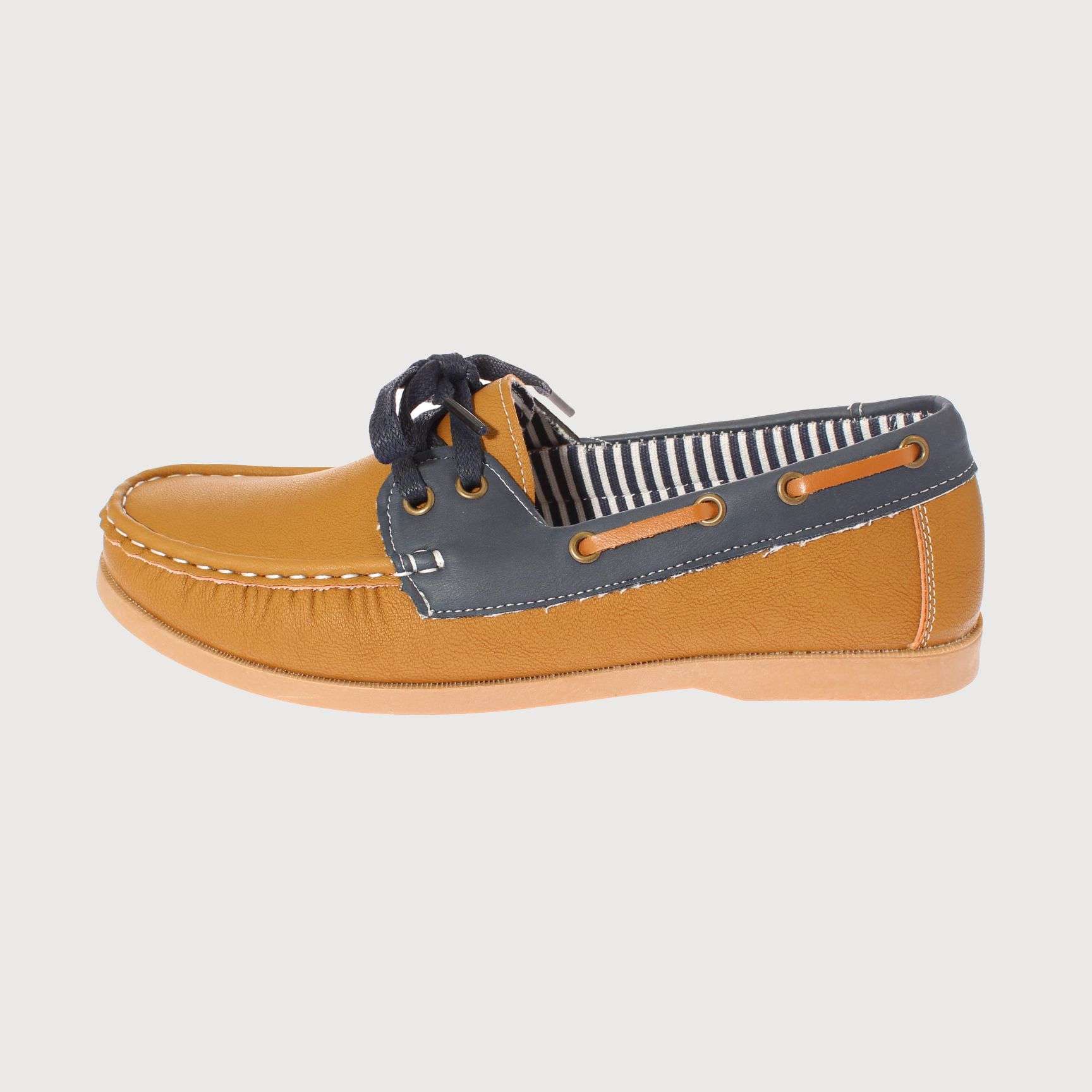 MOCASINES MUJER VIA FRANCA CAMEL NAVY MARCHE ART. 5LO450NAVY - 2