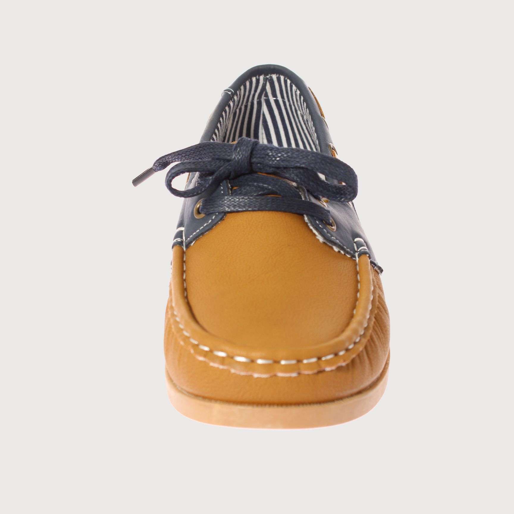 MOCASINES MUJER VIA FRANCA CAMEL NAVY MARCHE ART. 5LO450NAVY - 3