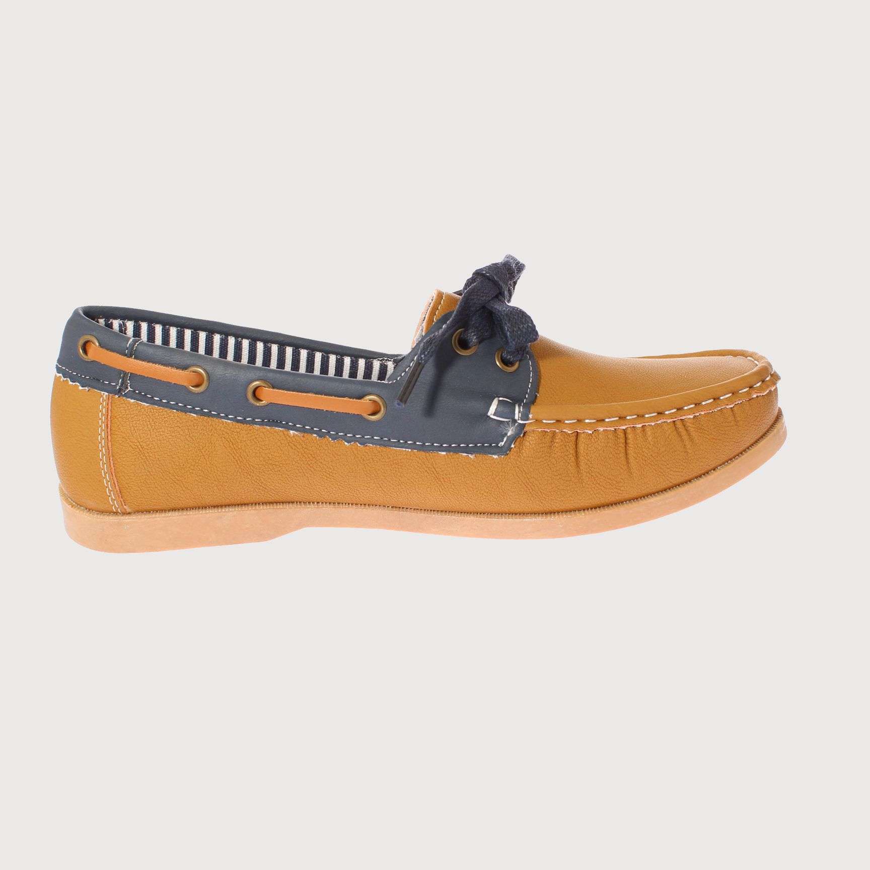 MOCASINES MUJER VIA FRANCA CAMEL NAVY MARCHE ART. 5LO450NAVY - 4