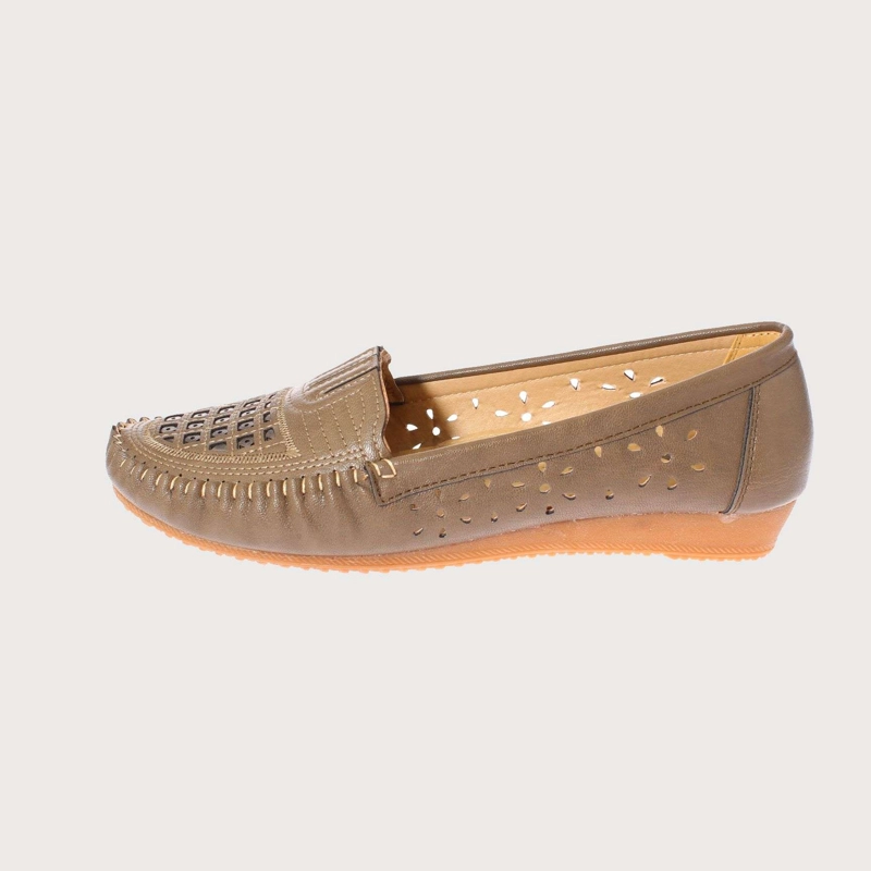MOCASINES MUJER VIA FRANCA KHAKI MARCHE ART. 5EH143KHAKI - 2