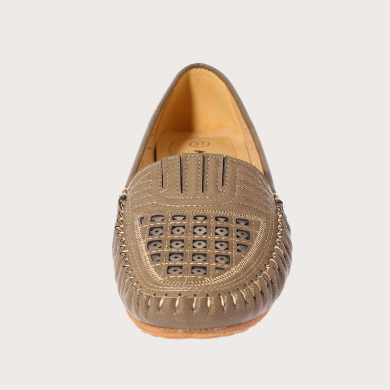 MOCASINES MUJER VIA FRANCA KHAKI MARCHE ART. 5EH143KHAKI - 3