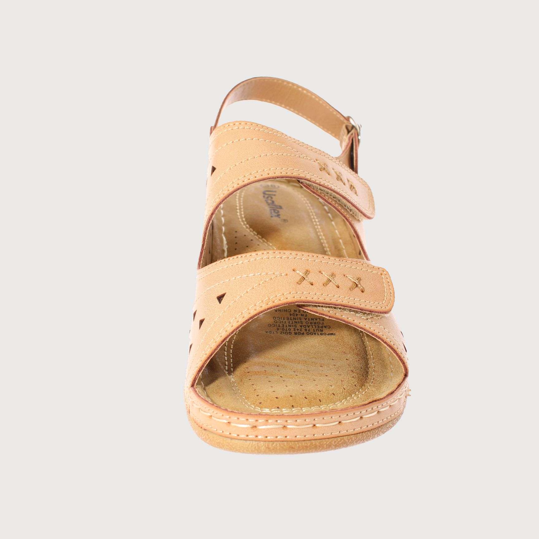 SANDALIAS MUJER VIA FRANCA BEIGE CONFORT MARCHE ART. 5FN404 - 3