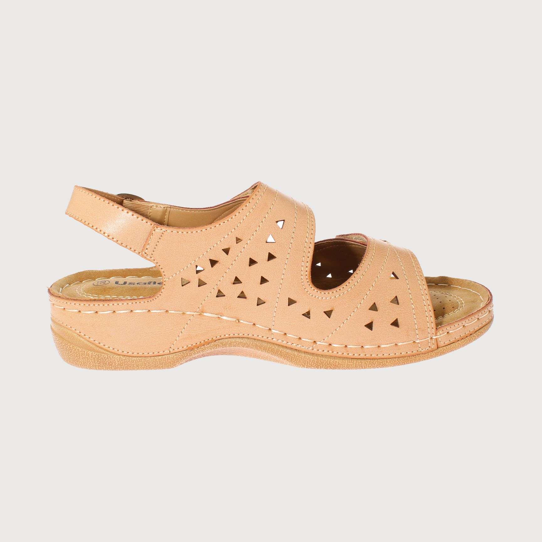 SANDALIAS MUJER VIA FRANCA BEIGE CONFORT MARCHE ART. 5FN404 - 4
