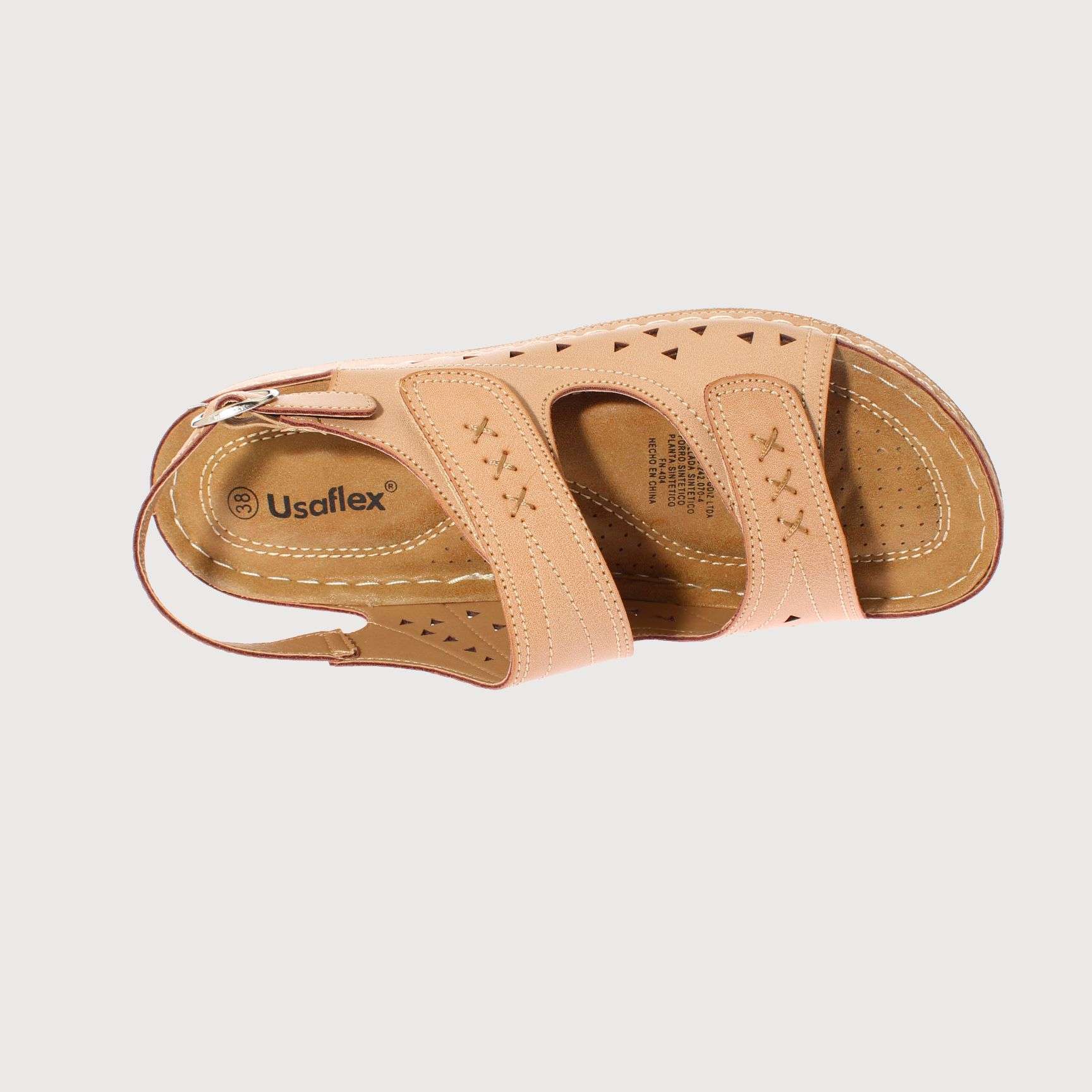 SANDALIAS MUJER VIA FRANCA BEIGE CONFORT MARCHE ART. 5FN404 - 6