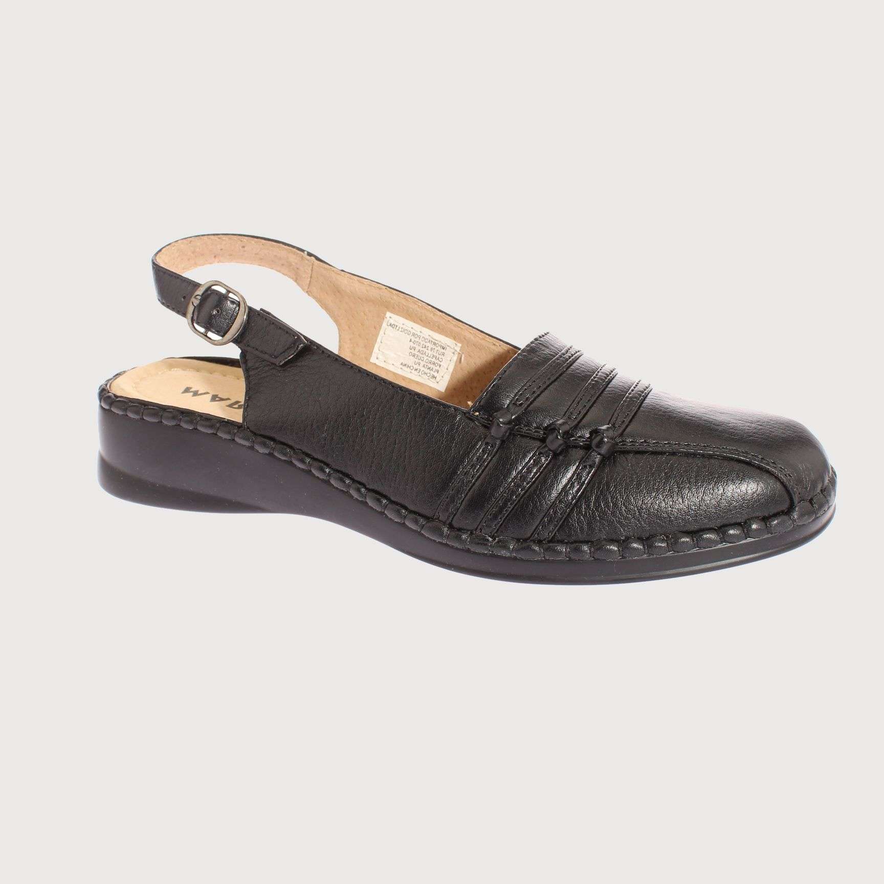 BABUCHAS MUJER VIA FRANCA MARCHE ART. 5L0050402 NEGRO - 1