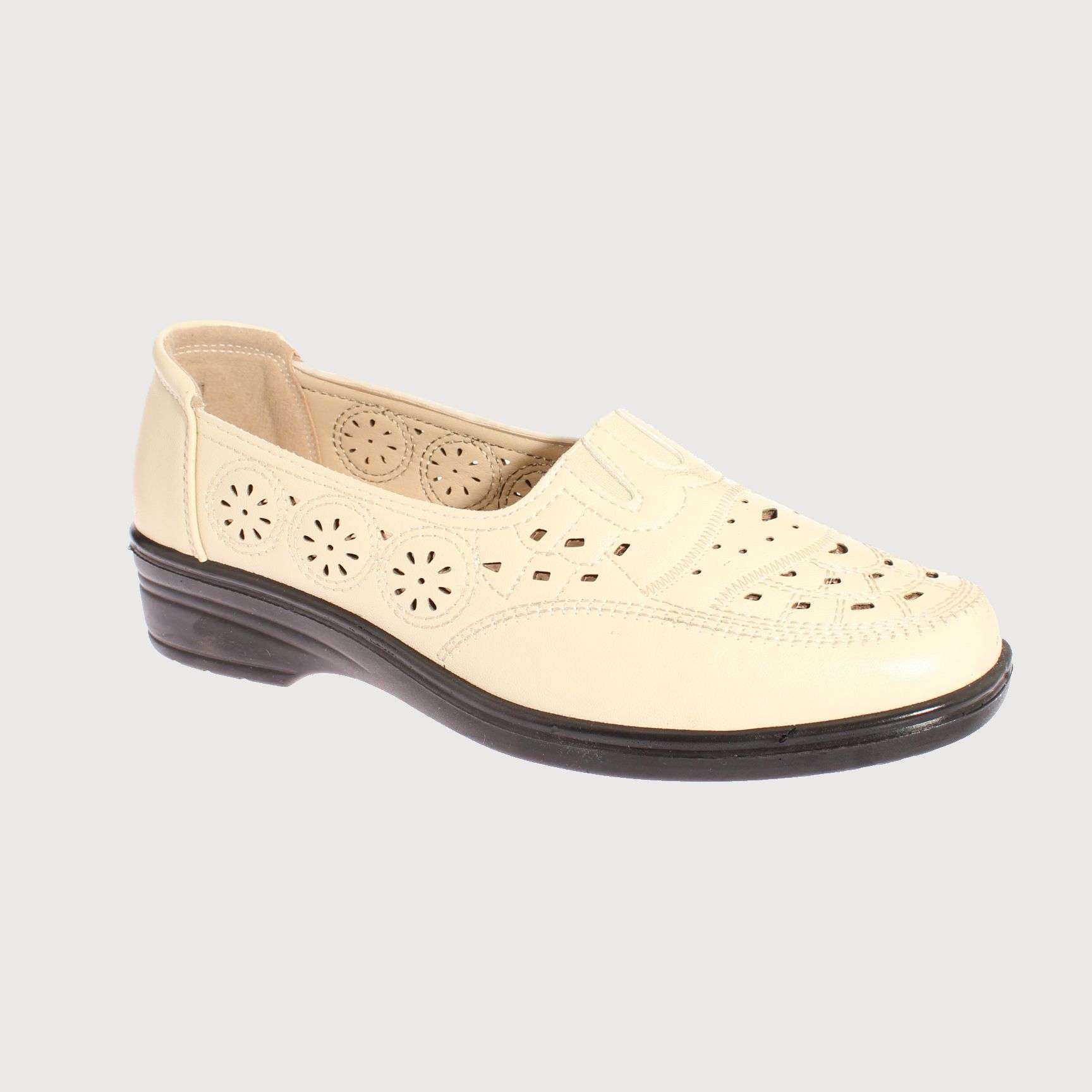 MOCASINES MUJER VIA FRANCA BEIGE MARCHE ART. 5UB118 - 1
