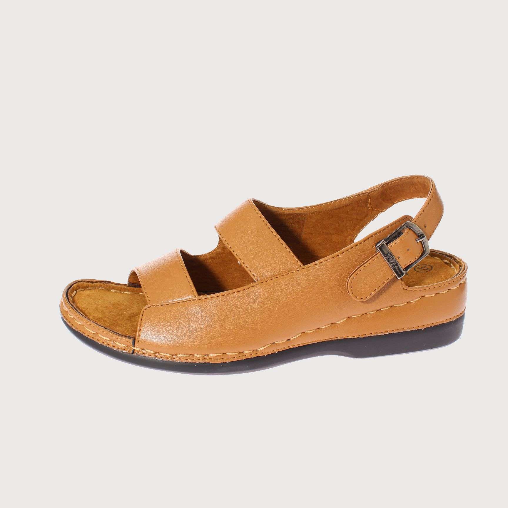 SANDALIAS MUJER VIA FRANCA CAMEL MARCHE ART. 5FS2391 - 2
