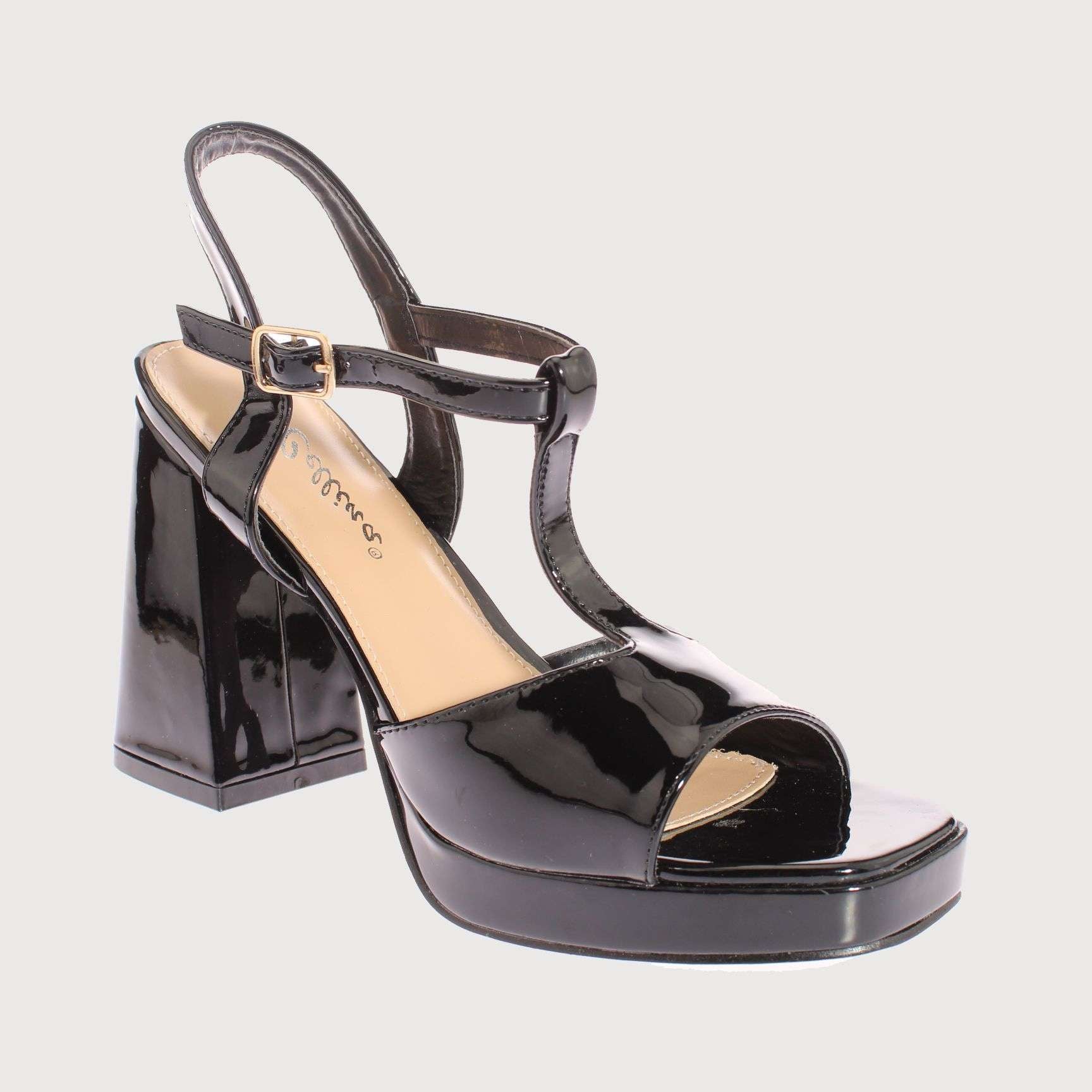 SANDALIAS MUJER VIA FRANCA FIESTA NEGRO CELLINA ART. 5G232808 - 1