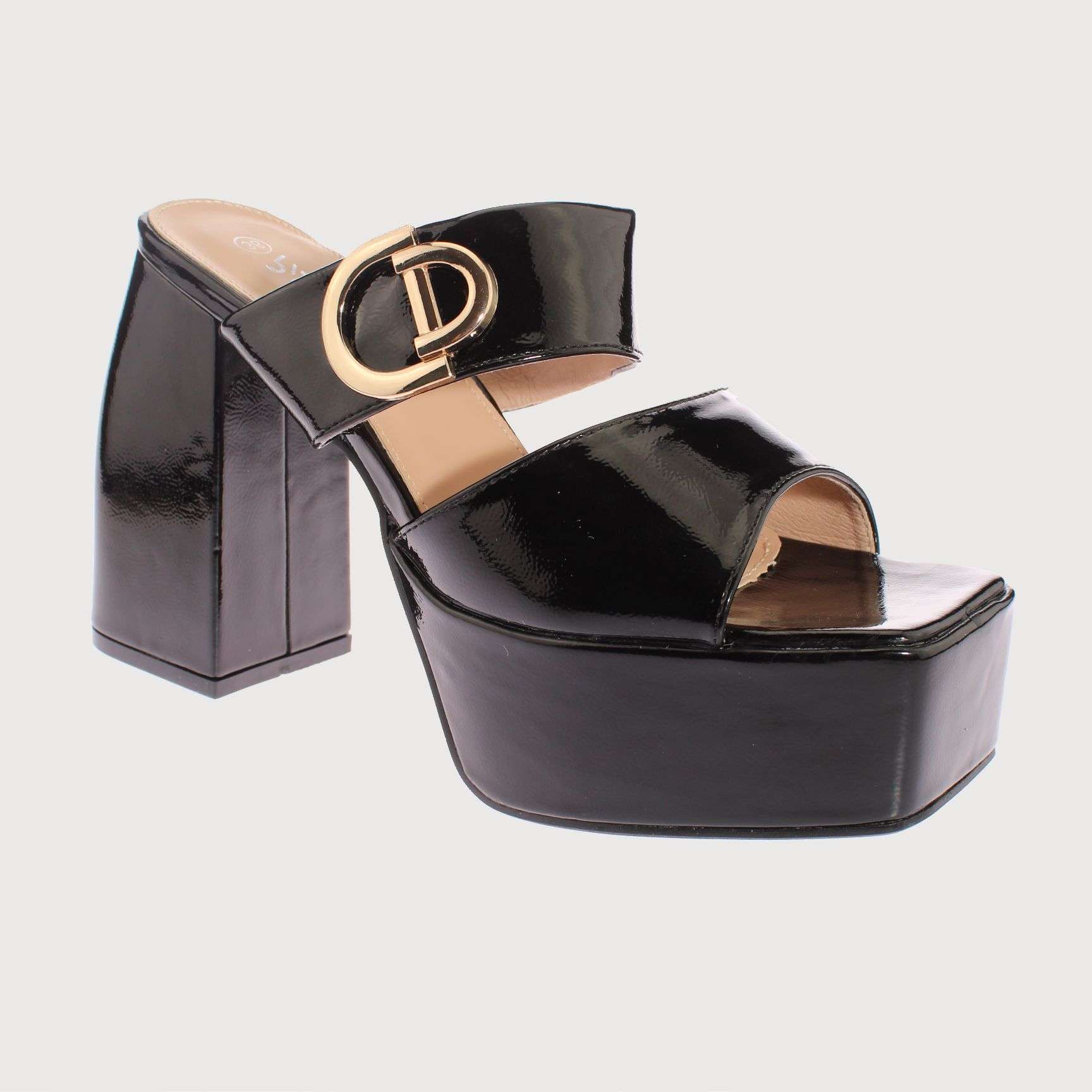 SANDALIAS MUJER VIA FRANCA FIESTA NEGRO PAND-G ART. 5PG23731 - 1