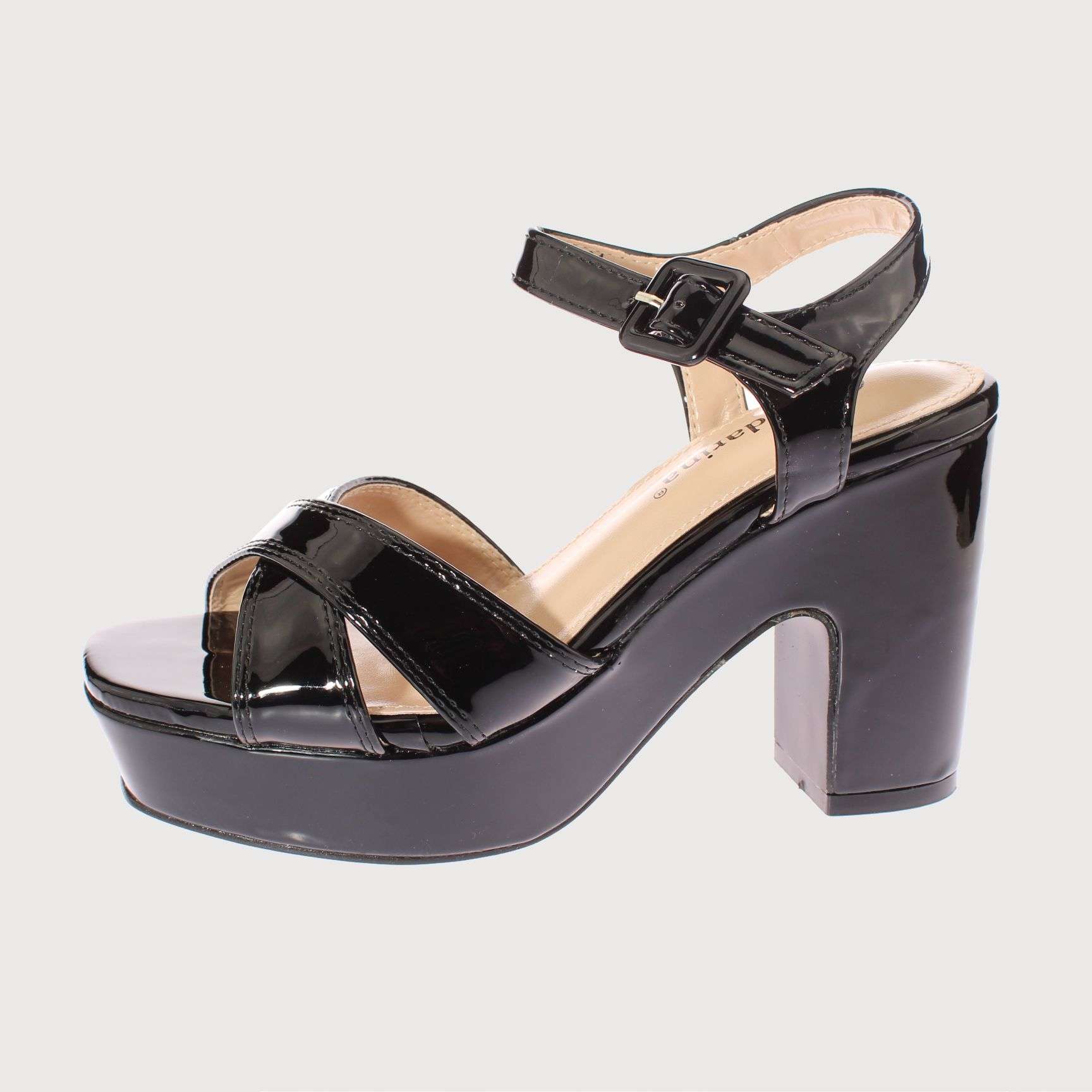 SANDALIAS MUJER VIA FRANCA FIESTA ANDARINA ART. 5SK187921 NEGRO - 2