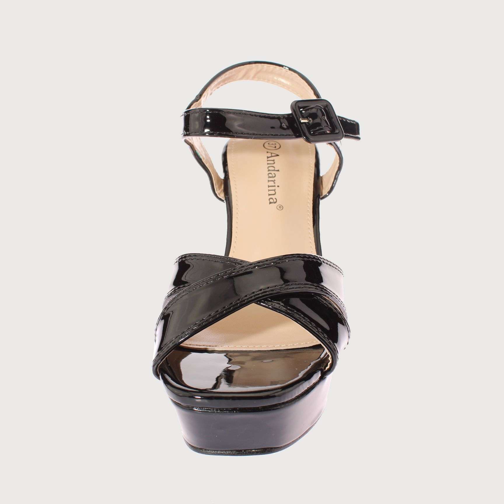 SANDALIAS MUJER VIA FRANCA FIESTA ANDARINA ART. 5SK187921 NEGRO - 3