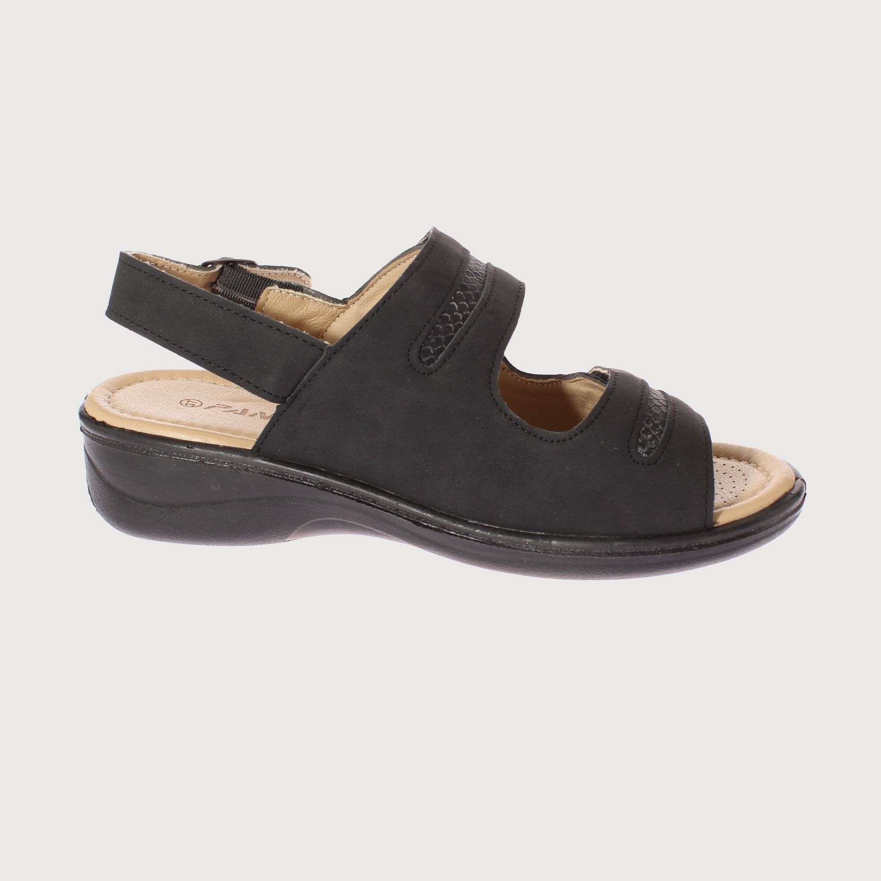 SANDALIAS MUJER VIA FRANCA CONFORT NEGRO PAND-G ART. 5PG221712 - 4