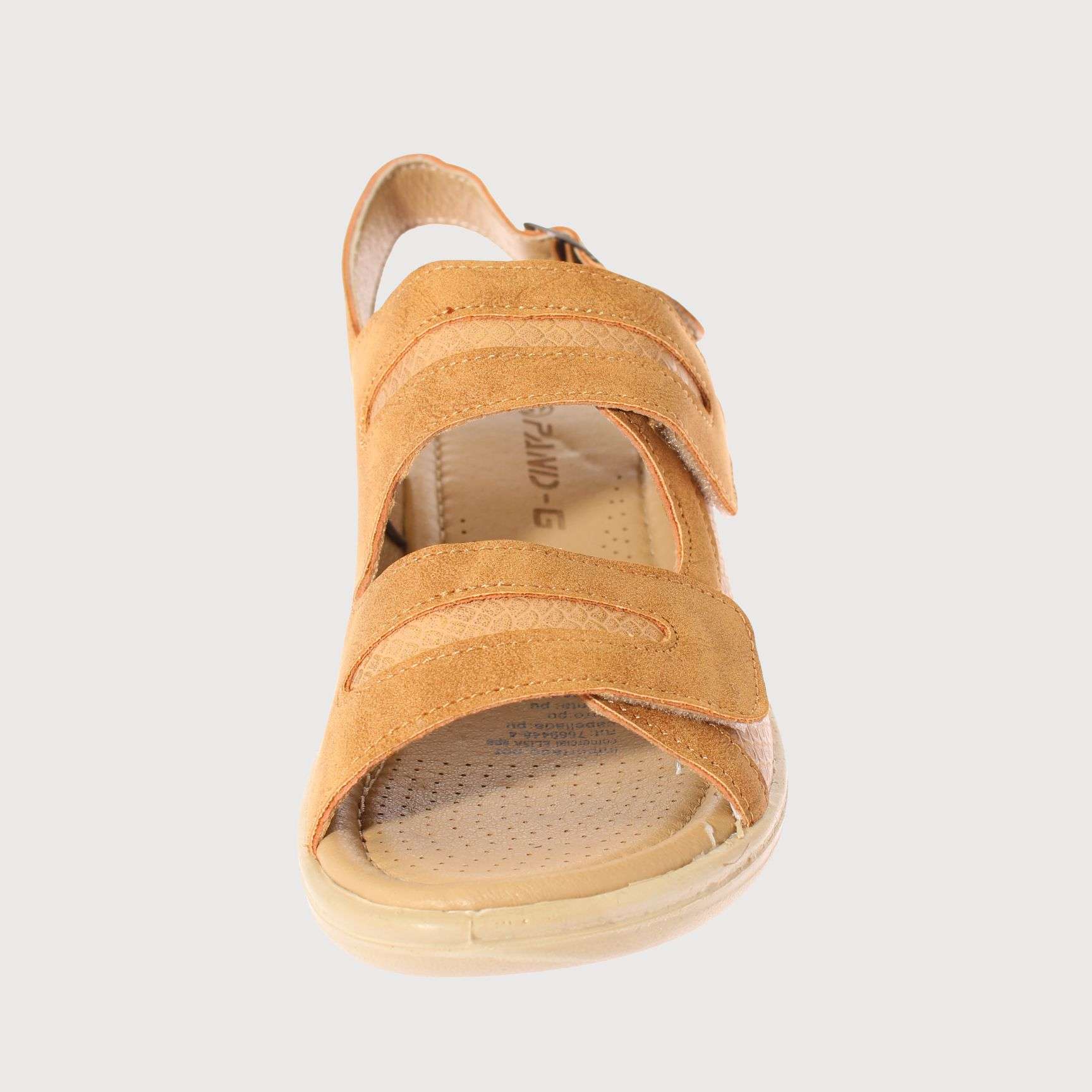 SANDALIAS MUJER VIA FRANCA CONFORT CAMEL PAND-G ART. 5PG221712CAMEL - 3