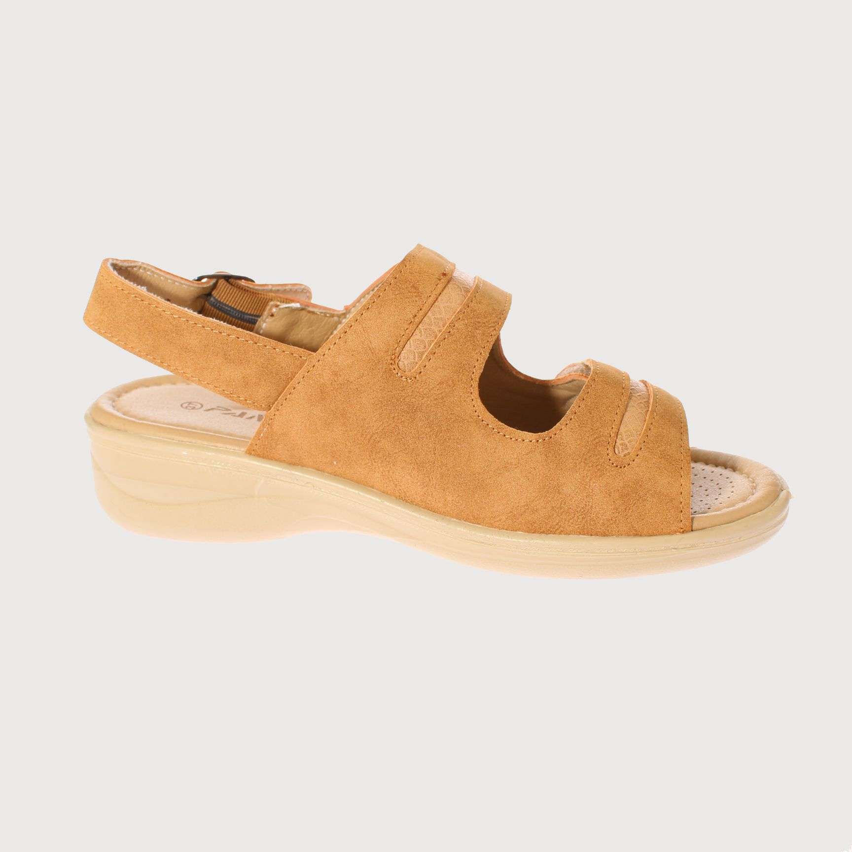 SANDALIAS MUJER VIA FRANCA CONFORT CAMEL PAND-G ART. 5PG221712CAMEL - 4