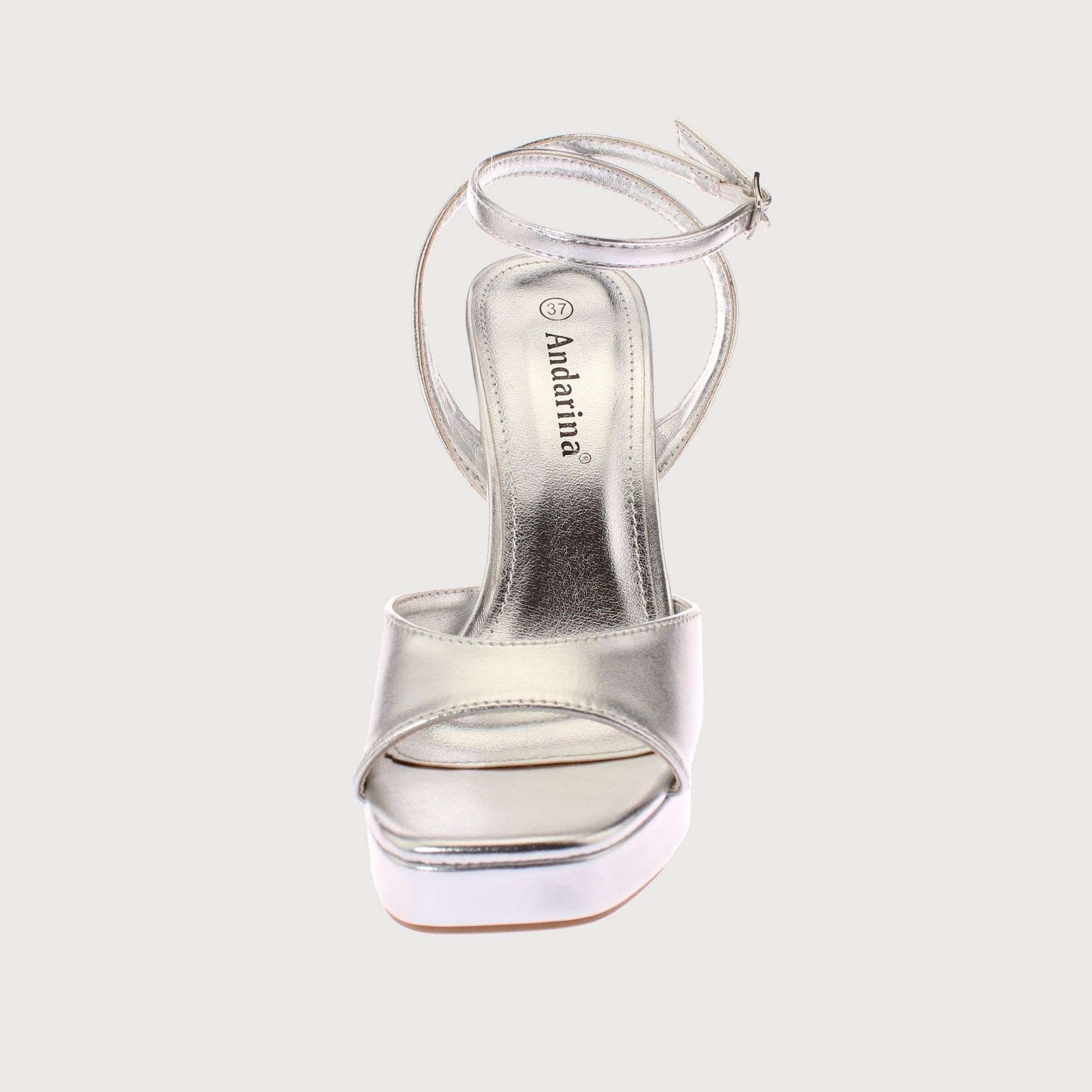 SANDALIAS MUJER VIA FRANCA FIESTA PLATA ANDARINA ART. 5075Q5SILVER - 3