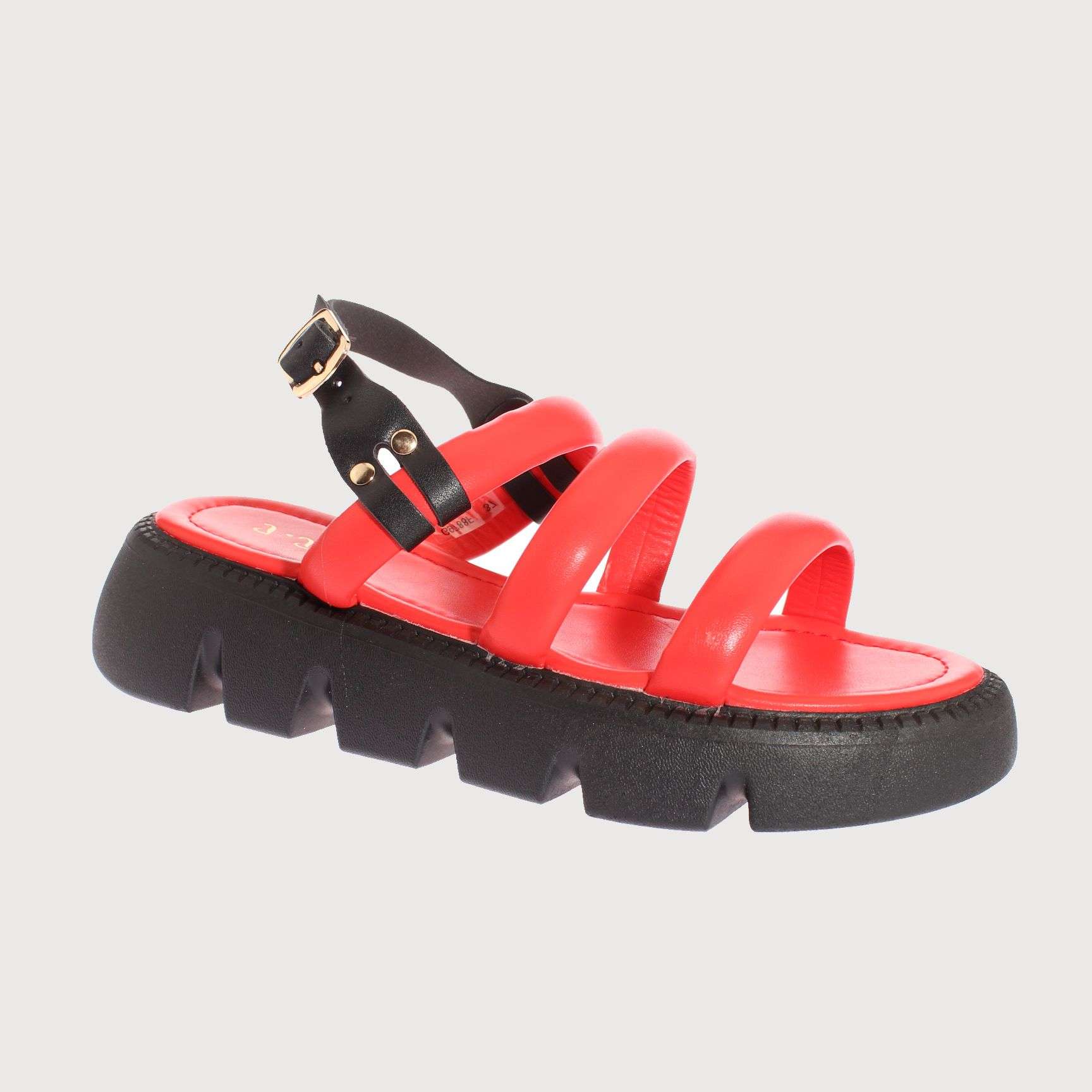 SANDALIAS MUJER VIA FRANCA ROJO I-RUN ART. 5G9788F3ROJO - 1