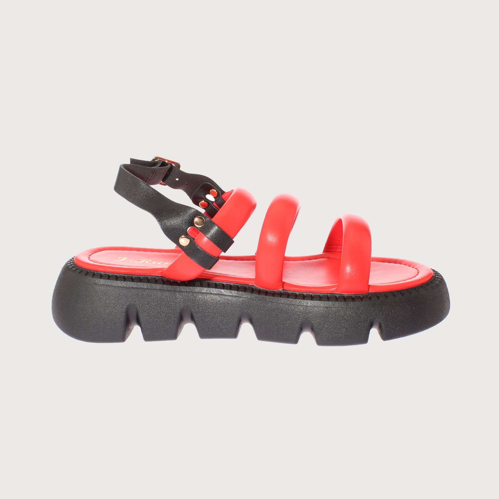 SANDALIAS MUJER VIA FRANCA ROJO I-RUN ART. 5G9788F3ROJO - 4