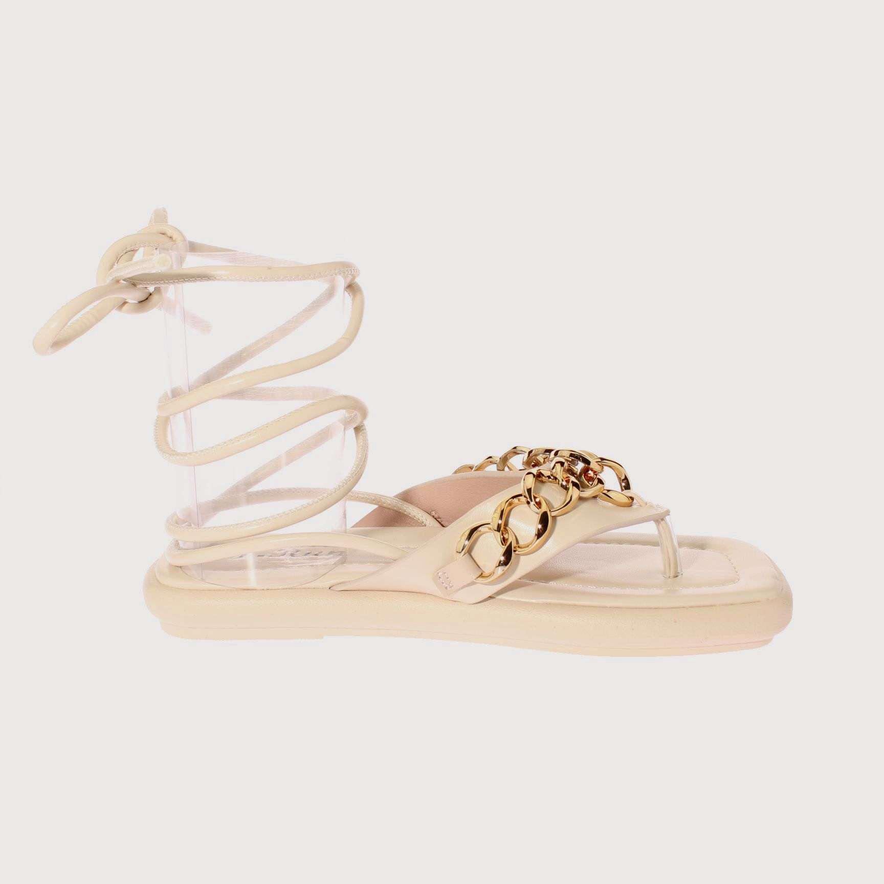 SANDALIAS MUJER VIA FRANCA ROMANA BEIGE I-RUN ART. 5G9838F3BEICHS - 4
