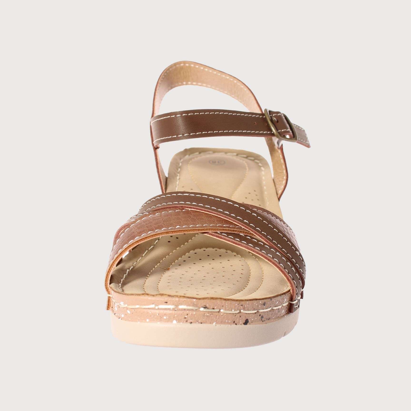 SANDALIAS MUJER VIA FRANCA CONFY CAFÉ VÍA FRANCA ART. 52108B0598DKBROWN - 3