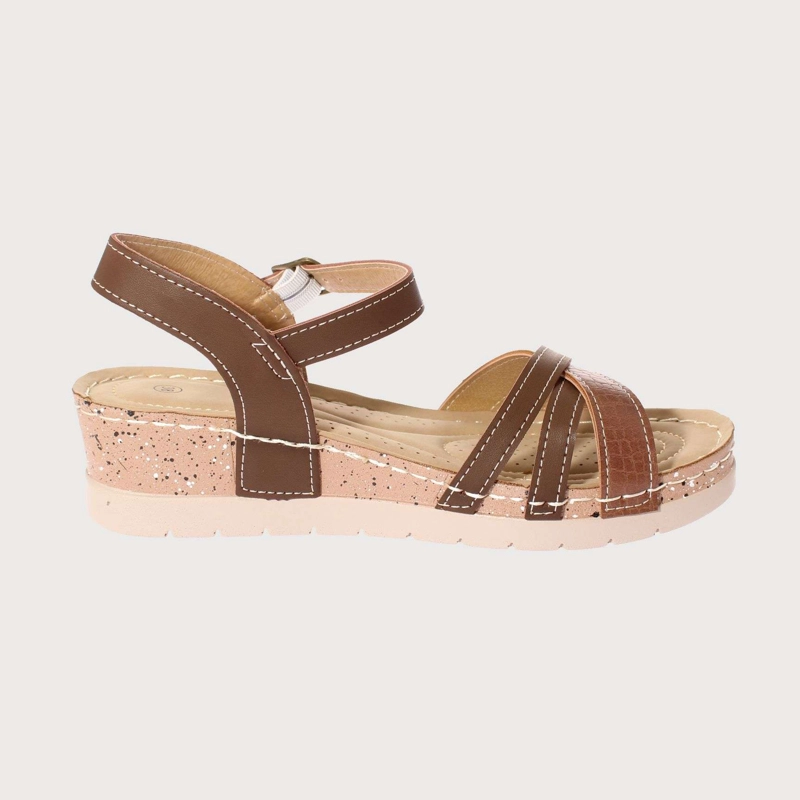 SANDALIAS MUJER VIA FRANCA CONFY CAFÉ VÍA FRANCA ART. 52108B0598DKBROWN - 4