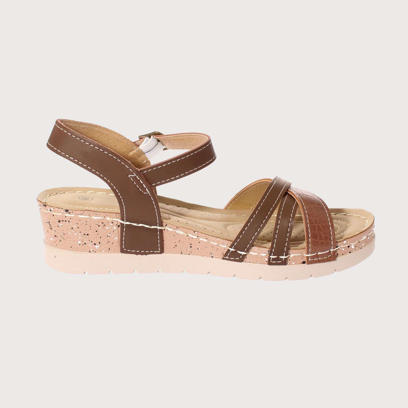 SANDALIAS MUJER VIA FRANCA CONFY CAFÉ VÍA FRANCA ART. 52108B0598DKBROWN - 4