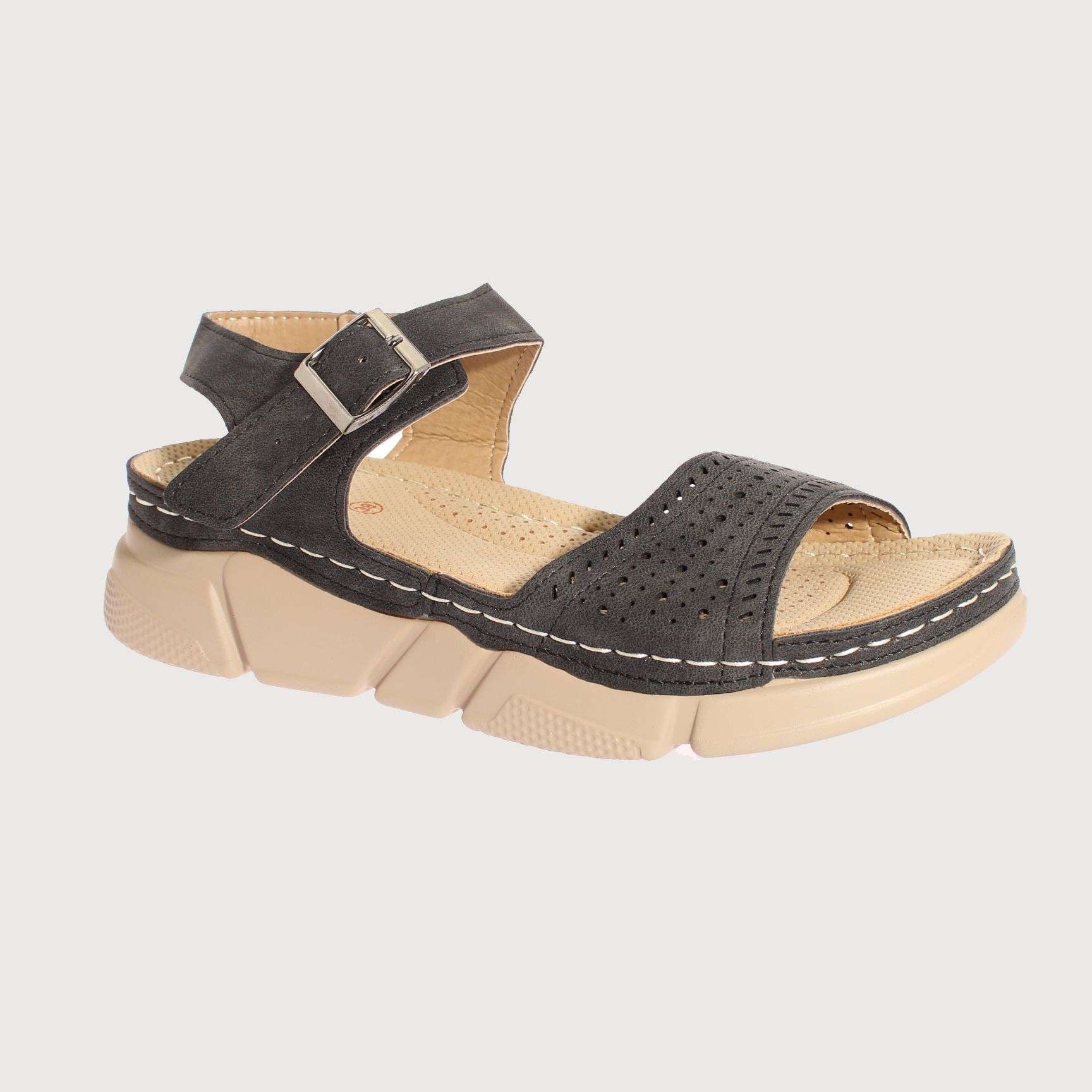 SANDALIAS MUJER VIA FRANCA CONFY NEGRO VÍA FRANCA ART. 52108B0599 - 1